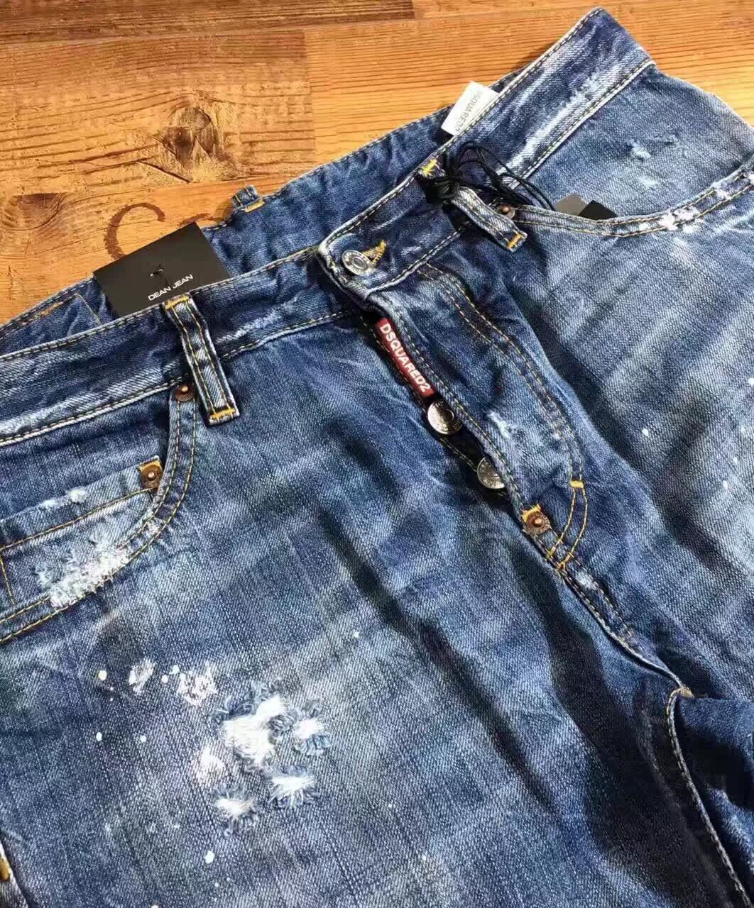 Dsquared2 Dsquared2 D2 Classic KT Distressed Jeans Size US 30 / EU 46 - 9 Thumbnail