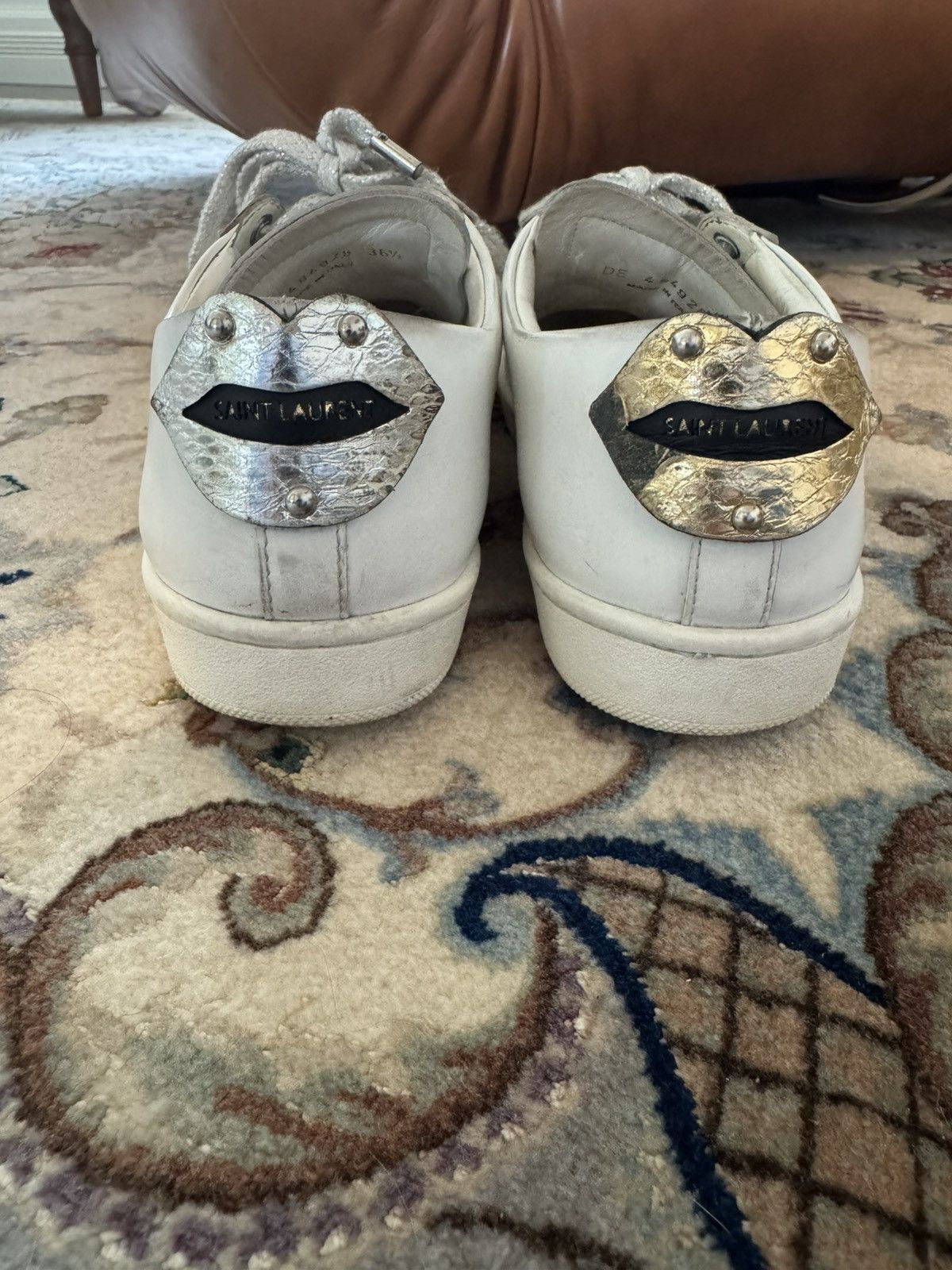 Saint Laurent Paris Saint Laurent Lips Sneakers Size US 5.5 / IT 35.5 - 1 Thumbnail