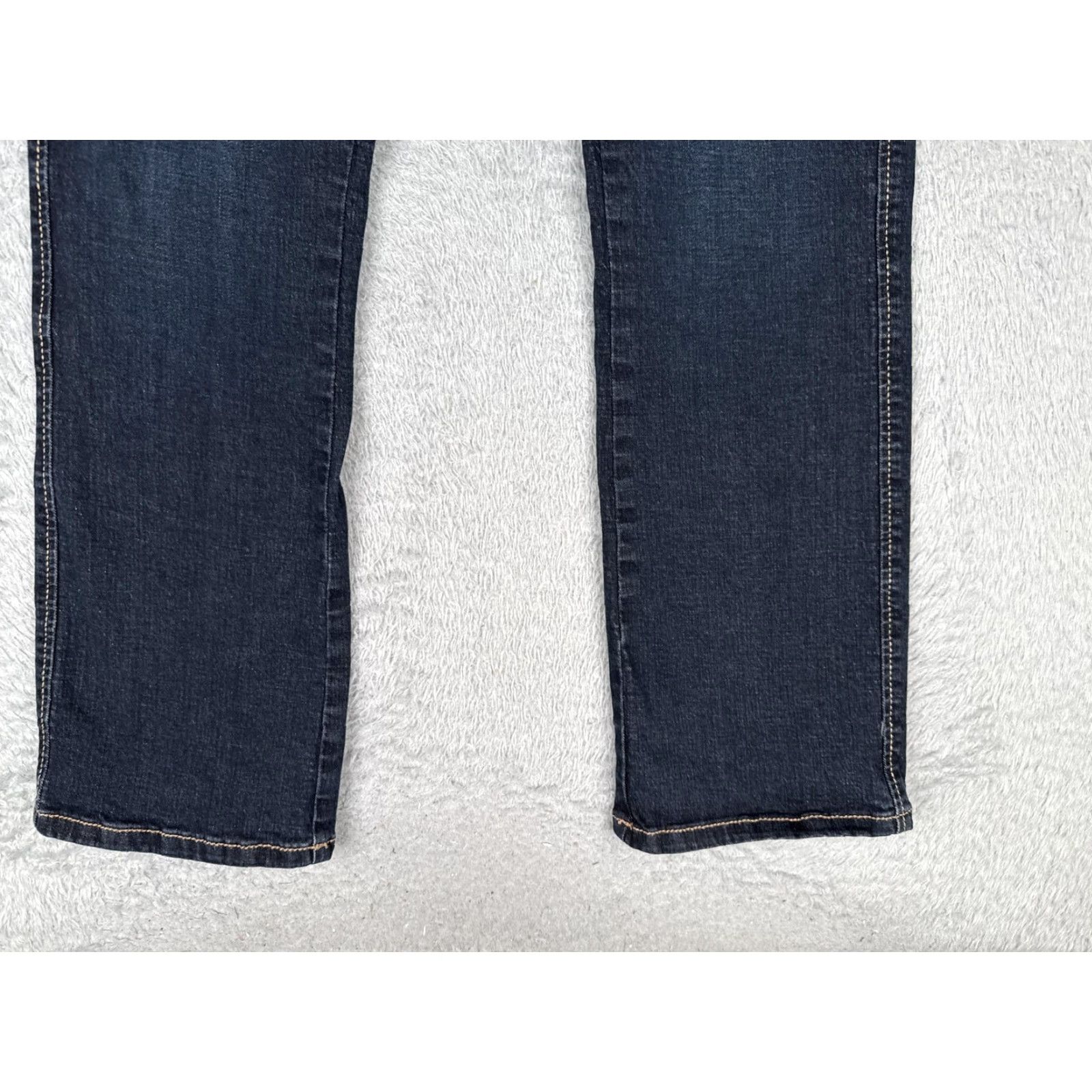 Wrangler Aura Wrangler Jeans Womens Bootcut Denim 28x30 Dark Wash Embroidered Pockets Stretch Jeans 90s Southwestern Mens? Size 28" / US 6 / IT 42 - 2 Thumbnail