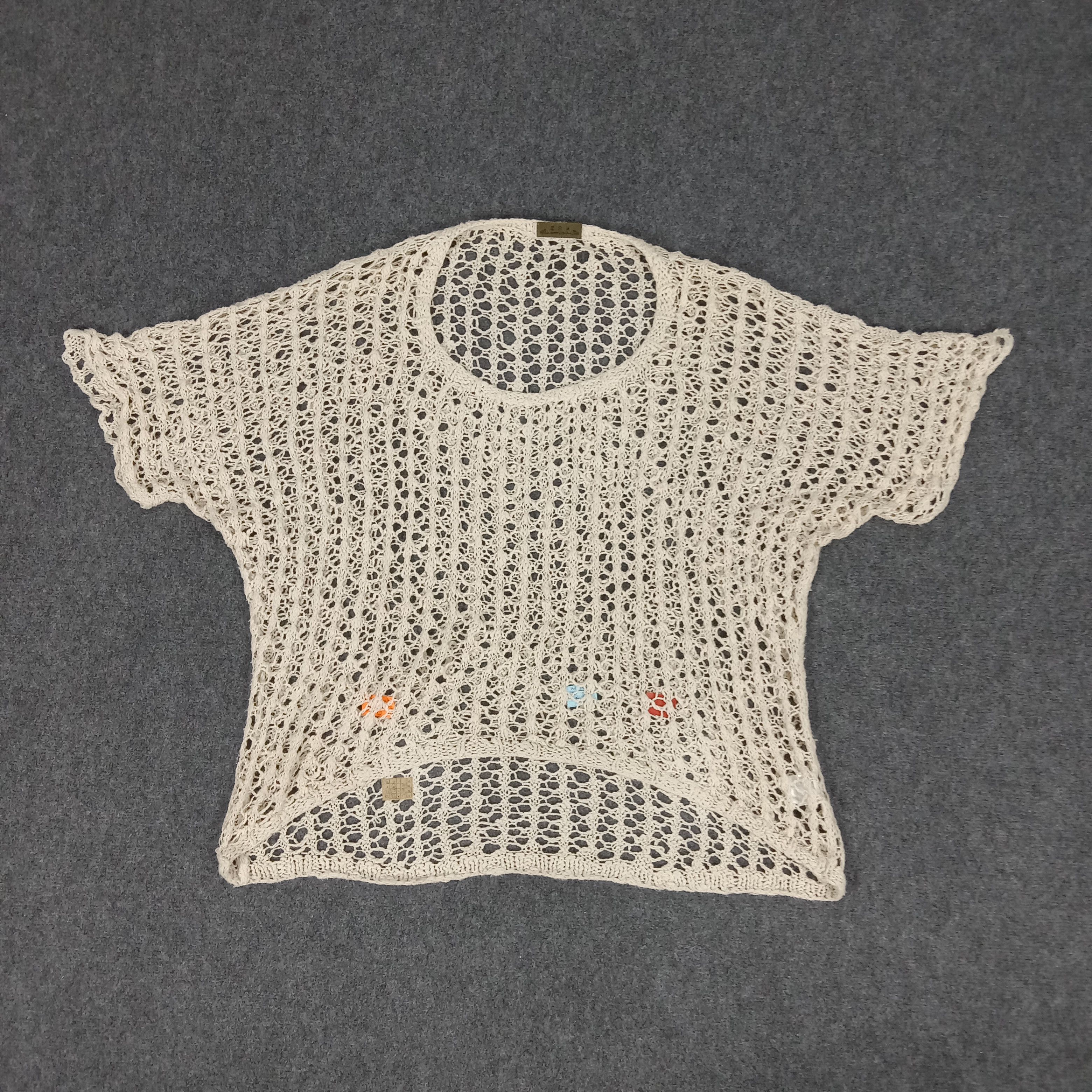 If Six Was Nine × Le Grande Bleu (L.G.B.) × Vintage G.O.A Japanese Punk Style Hollow Knitwear Size L / US 10 / IT 46 - 1 Thumbnail
