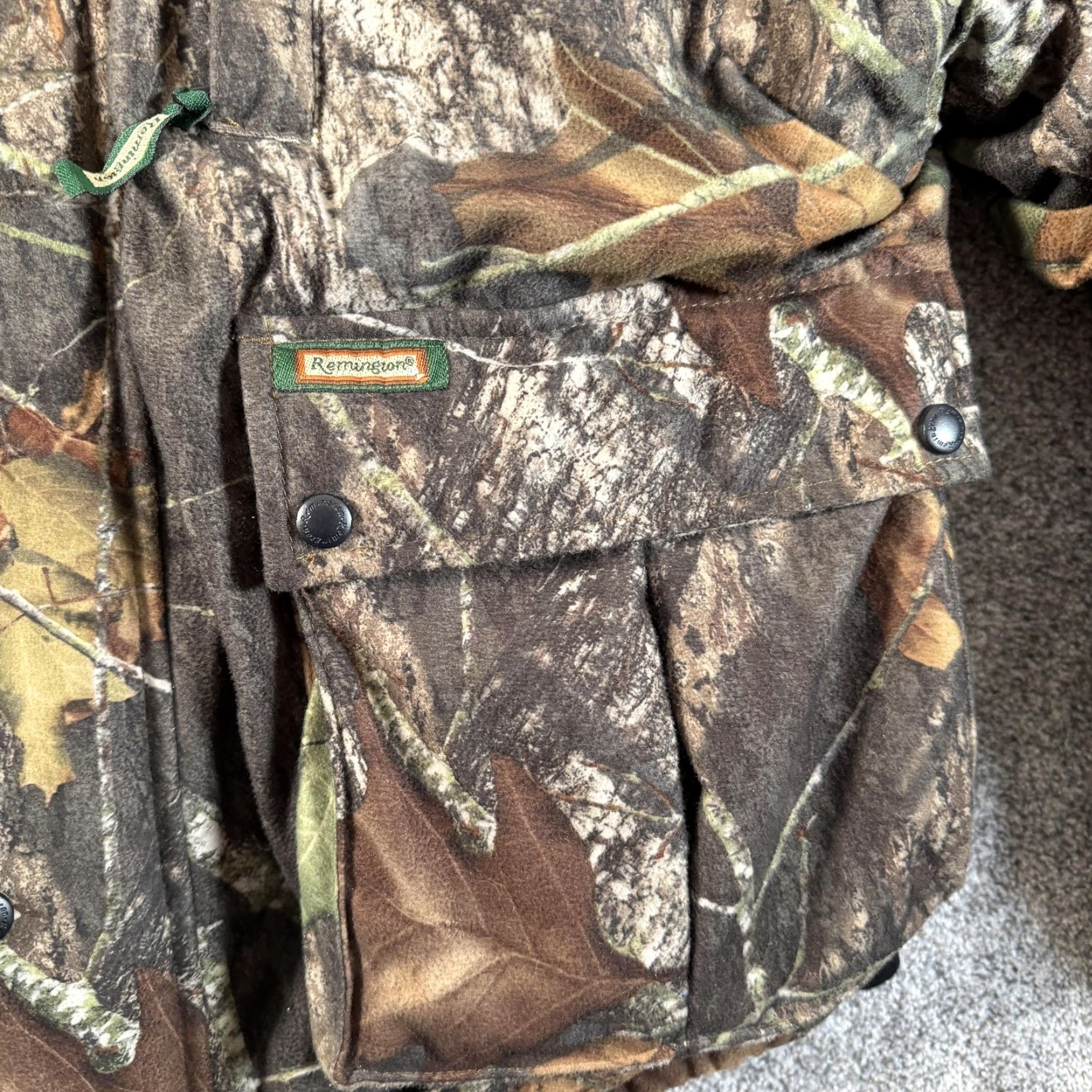 Remington 3-in-1 Insulated Hunting Jacket Mens XL Camo Multi Guard Thermore Coat