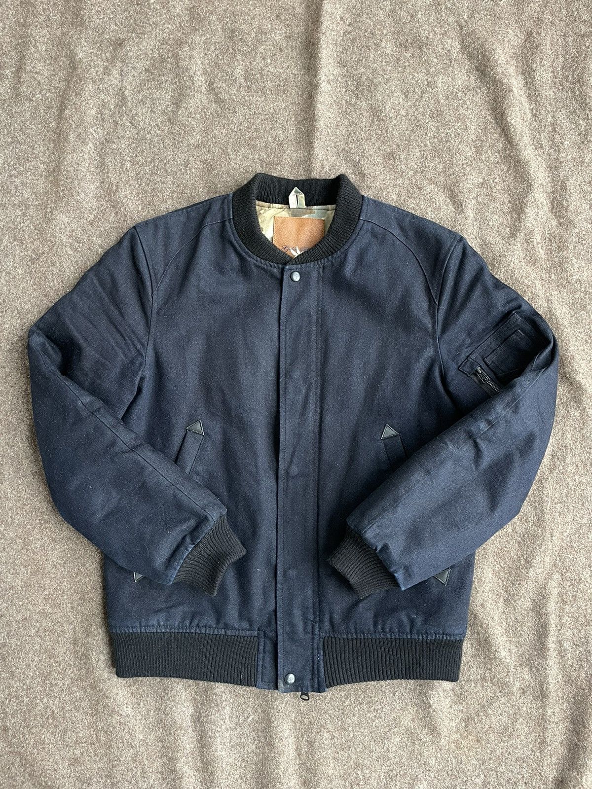 I. Spiewak And Sons I. Spiewak & Sons Denim Bomber Jacket Size US L / EU 52-54 / 3 - 4 Thumbnail