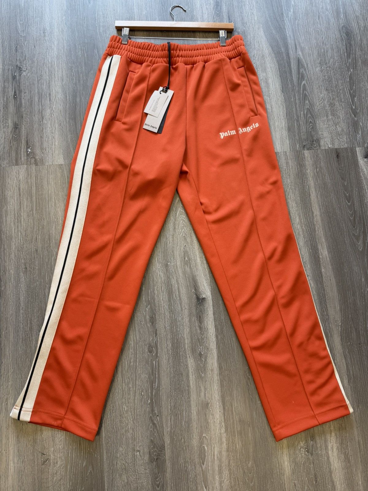 Palm Angels Palm Angels Classic Track Pants 'Brick Red' Size US 38 / EU 54 - 1 Thumbnail