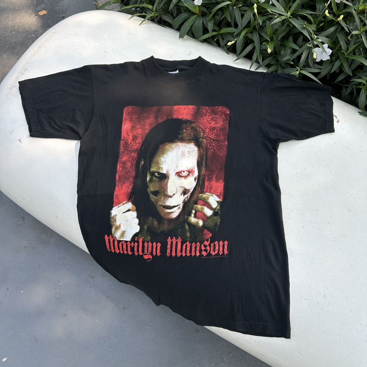 Band Tees Marilyn Manson Y2K Vintage Size US L / EU 52-54 / 3 - 1 Thumbnail