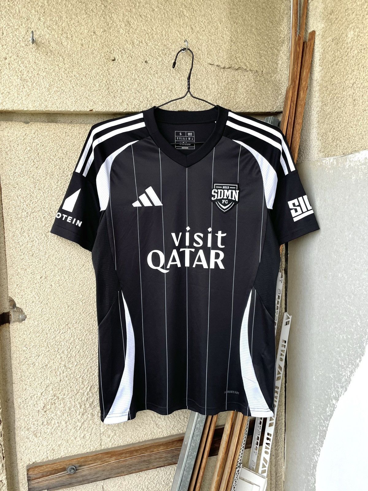 Adidas Sidemen FC #123 VIKKSTAR Adidas Soccer Football Jersey Shirt Size US S / EU 44-46 / 1 - 1 Thumbnail
