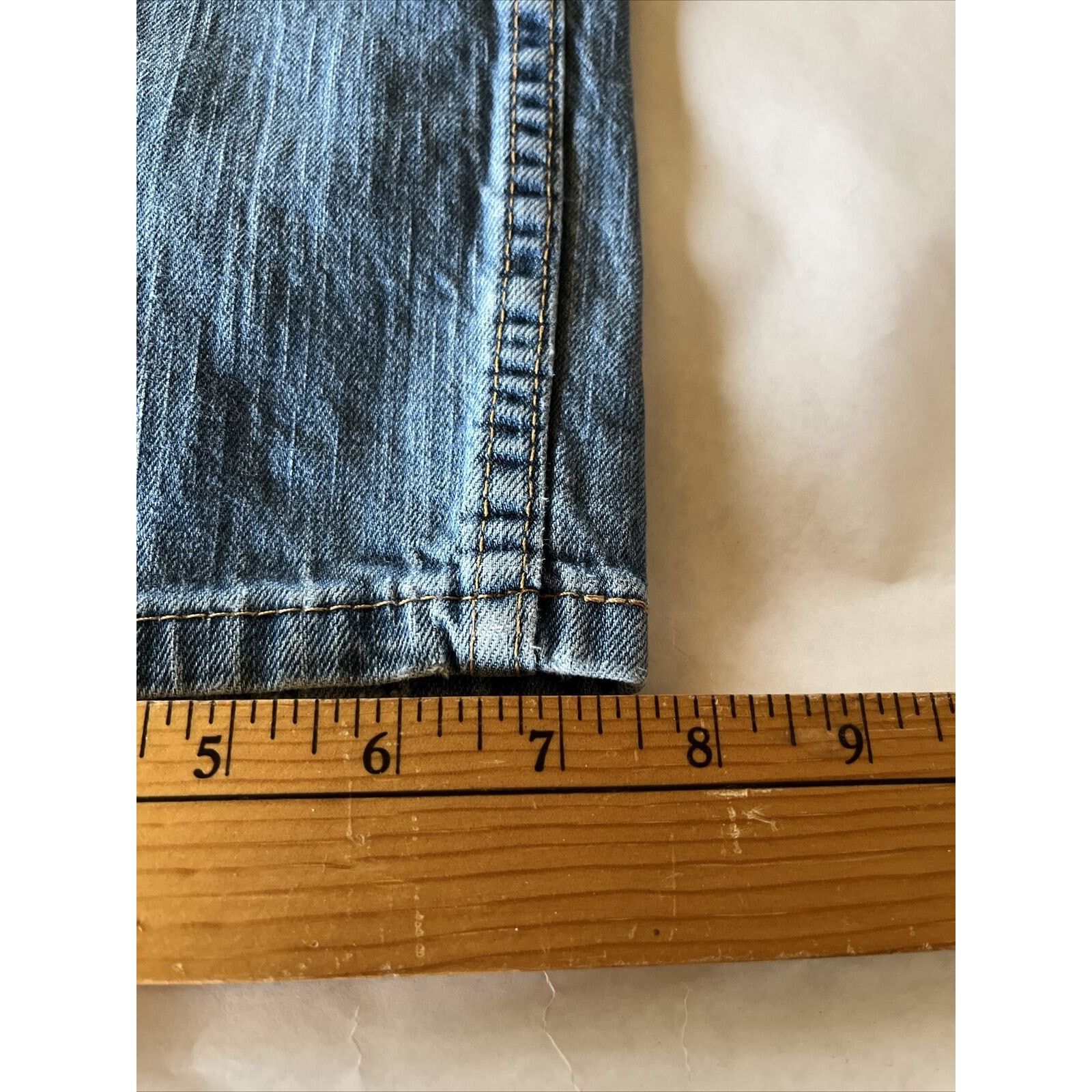 Levi's Levi’s 514 Jeans Mens 31x30 Blue Cotton Denim Light Wash Y2k Size US 31 - 10 Thumbnail