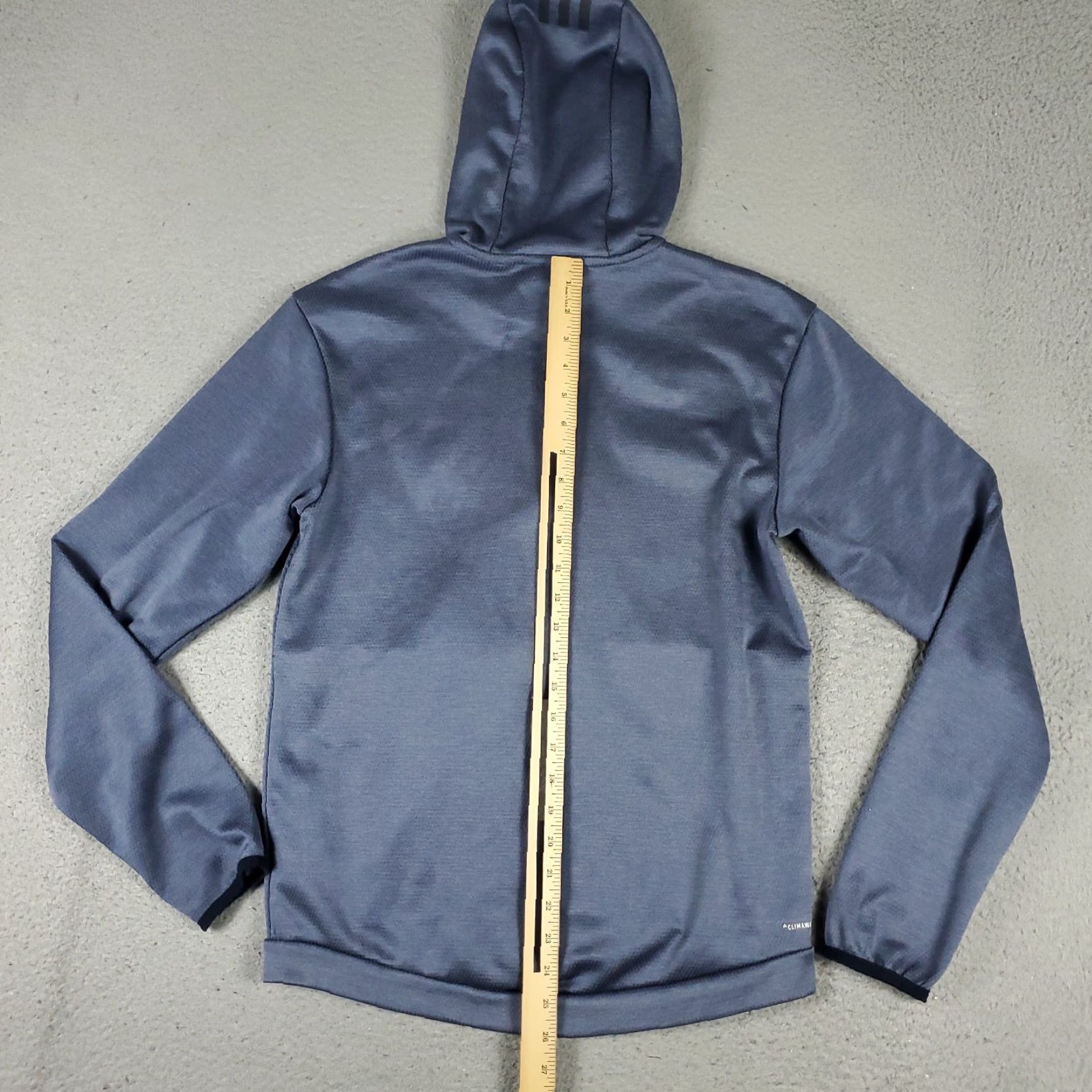 Adidas Adidas Hoodie Mens Small Blue Full Zip Up Sweatshirt Regular Fit Logo Size US S / EU 44-46 / 1 - 7 Thumbnail