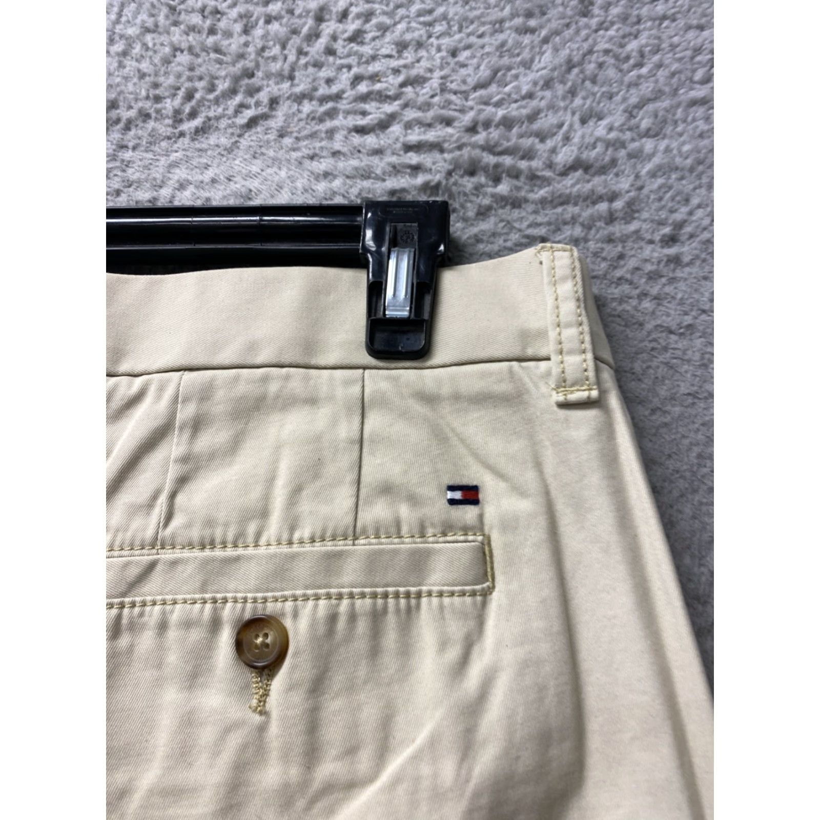 Tommy Hilfiger Tommy Hilfiger Chino Pants Dress Pants 36x30 Mens Modern Beige Regular Inseam 30 Beige City Wedding Preppy Stretch Size US 36 / EU 52 - 7 Thumbnail