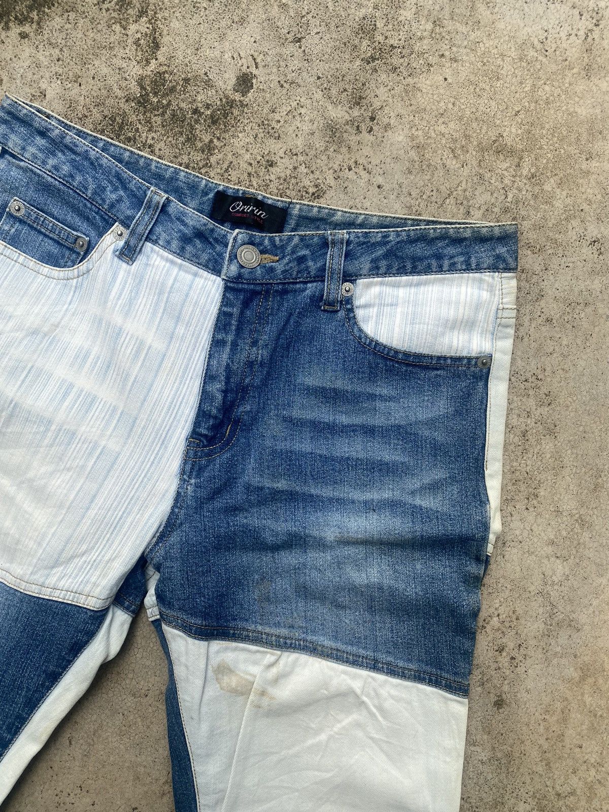 If Six Was Nine × Japanese Brand Flare Jeans Oririn Hagi Painted Size US 29 - 8 Thumbnail