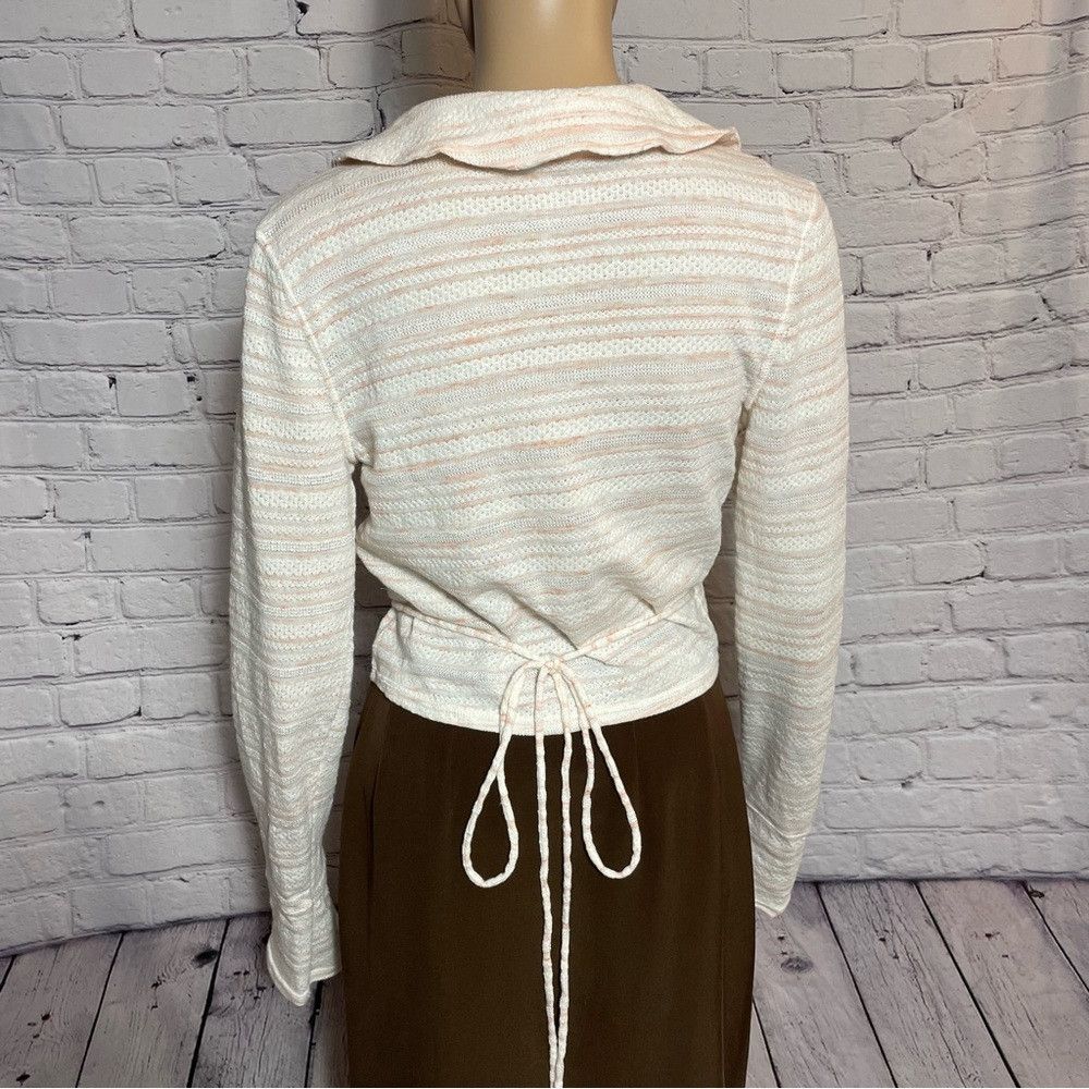 Free People New Free People Eloise Wrap Pink Long Sleeve Top Size M Size M / US 6-8 / IT 42-44 - 5 Thumbnail