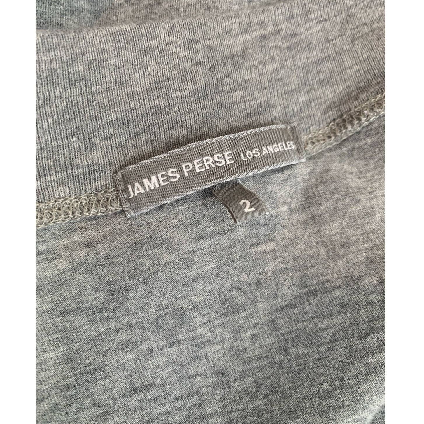 James Perse JAMES PERSE gray Long Sleeve V-Neck Mini Dress size 2 - M Size M / US 6-8 / IT 42-44 - 4 Thumbnail