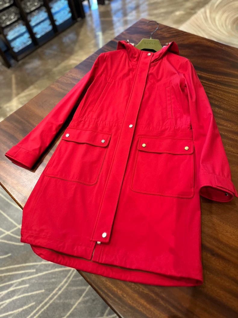 Loro Piana LORO PIANA Rippled red jacket Size XS / US 0-2 / IT 36-38 - 3 Thumbnail