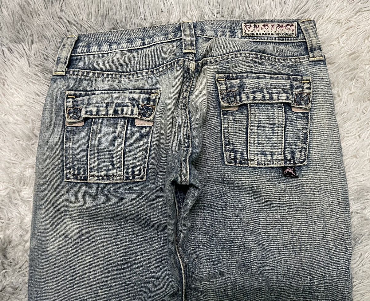 Other 90s RNA BUSHPANT DISTRESSED WASHABLE JEANS RARE DESIGN Size US 29 - 16 Thumbnail