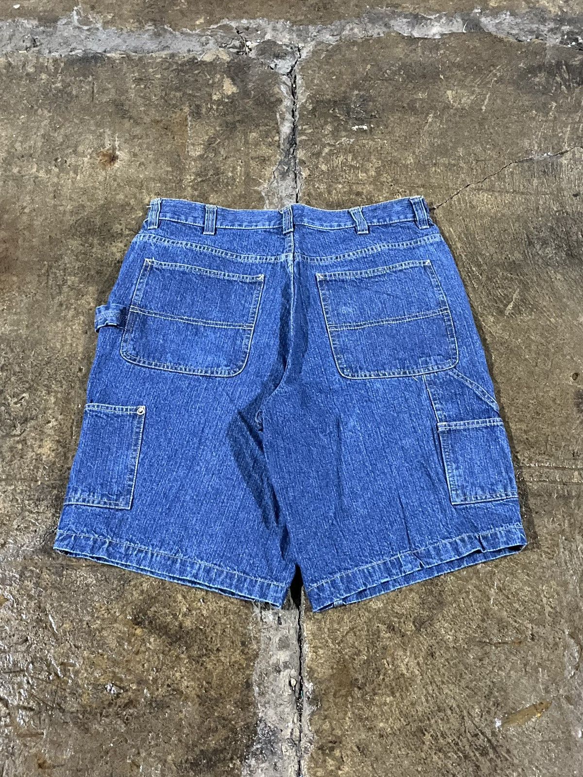 Carhartt × JNCO × Vintage Crazy Y2K Carhartt Style Baggy Jorts Workwear Skater Shorts Size US 34 / EU 50 - 1 Thumbnail