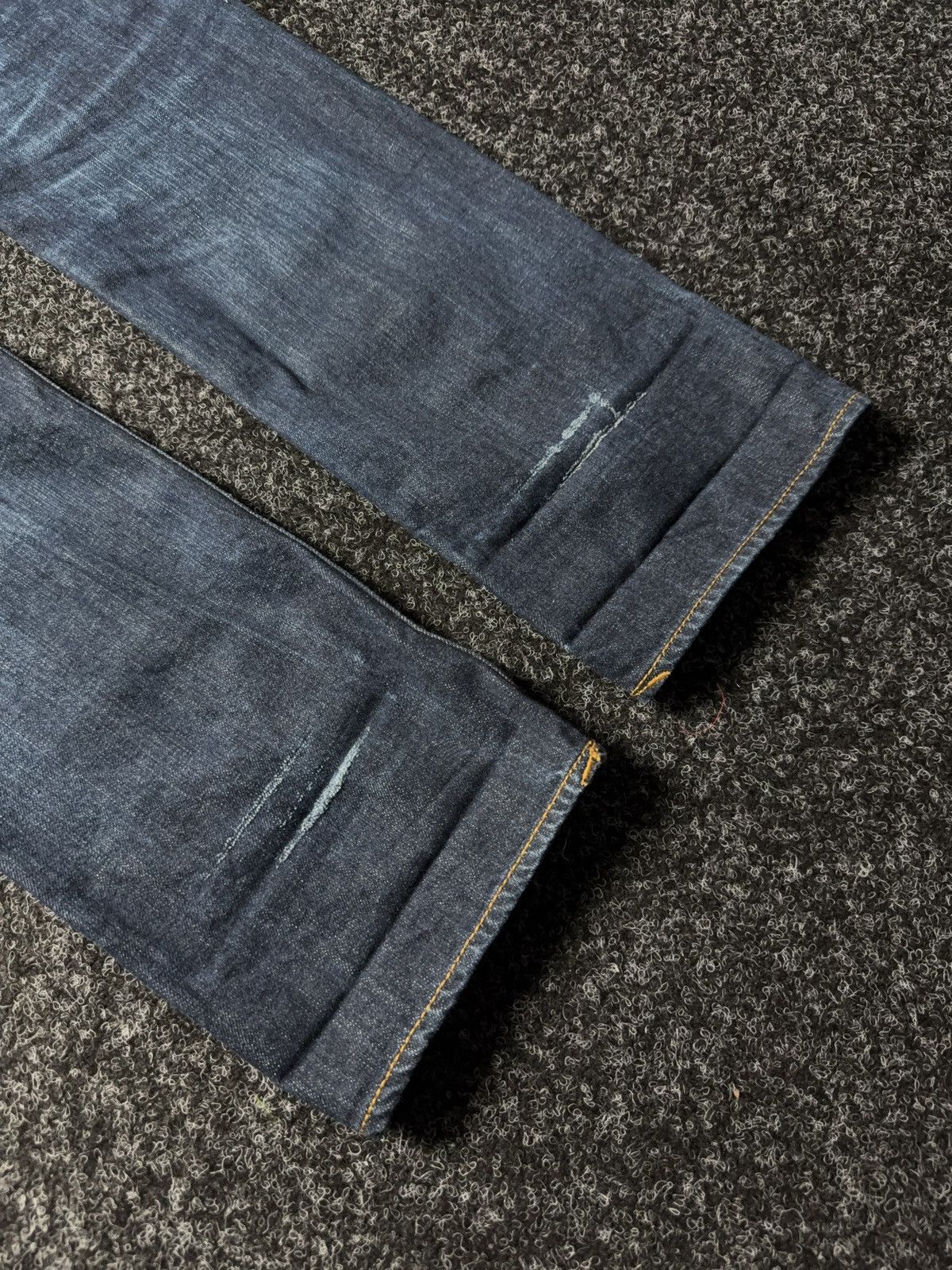 Blue Blanket 00s Blue Blanket Selvedge Denim Jeans Raw Indigo Japan Retro Size US 30 / EU 46 - 11 Thumbnail