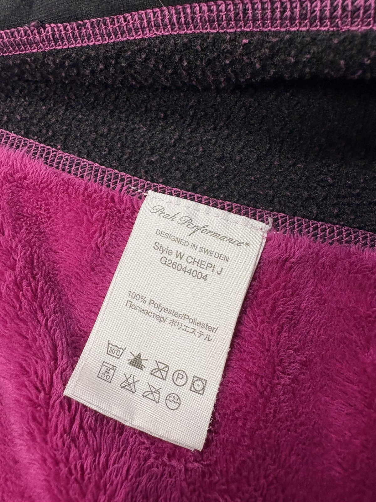 Peak Performance Vintage Peak Performance Retro Fleece Jacket Purple Y2K 00s Size M / US 6-8 / IT 42-44 - 15 Thumbnail