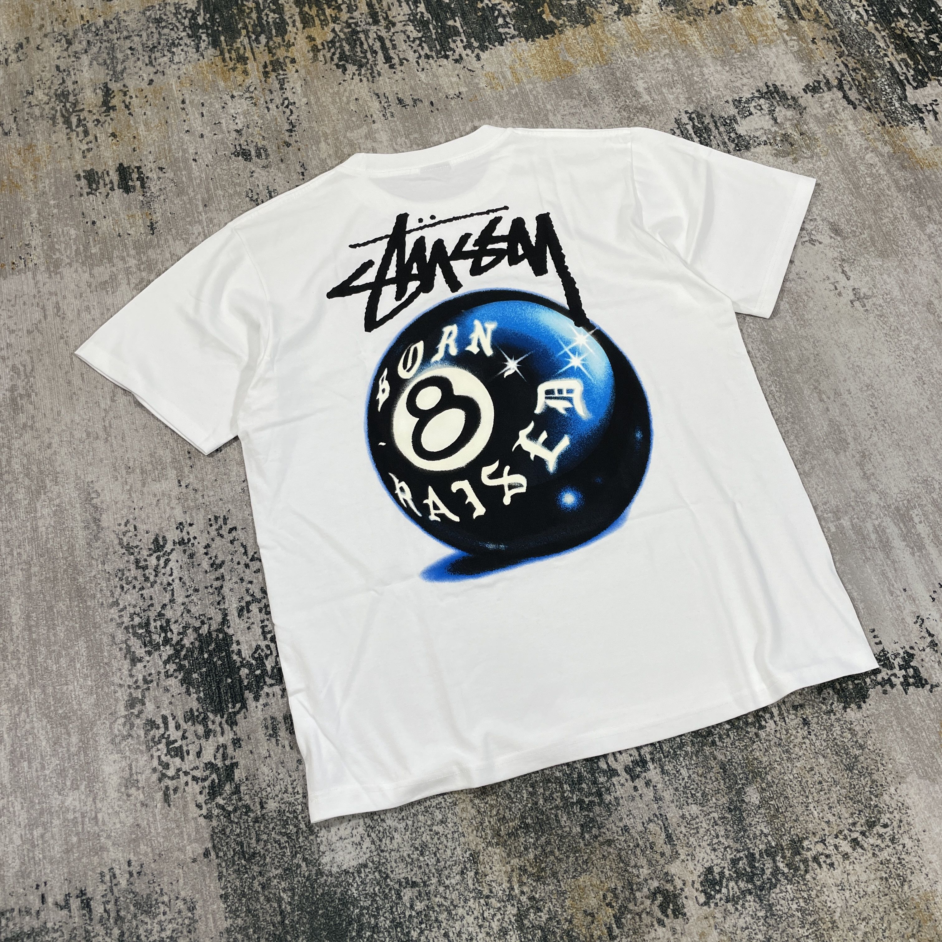 Stussy STUSSY BXR TSHIRT WHITE Size US M / EU 48-50 / 2 - 2 Thumbnail