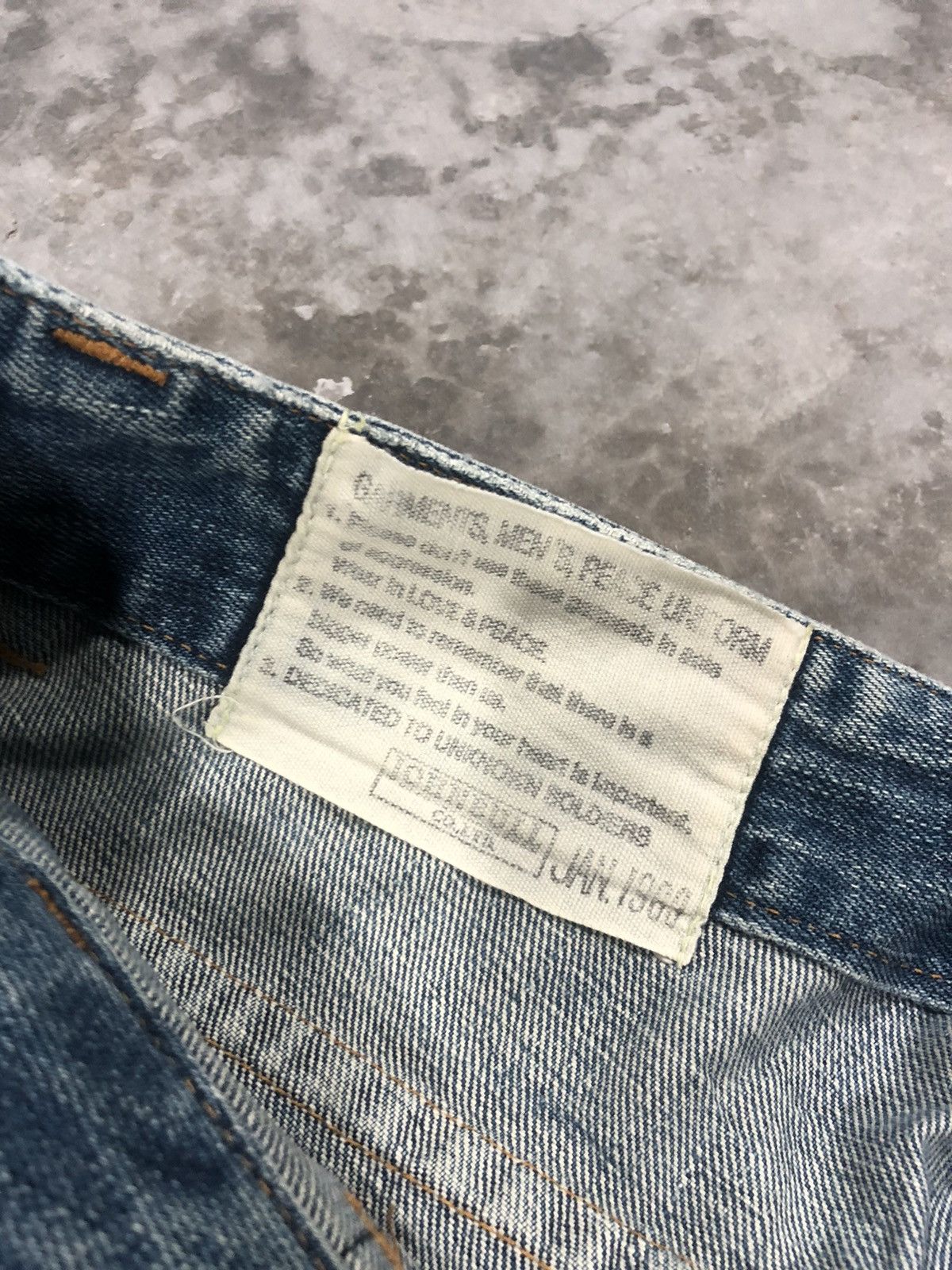 Japanese Brand × Johnbull × Vintage Vintage Johnbull Soldier Bushpant Denim Jeans Size US 33 - 7 Thumbnail