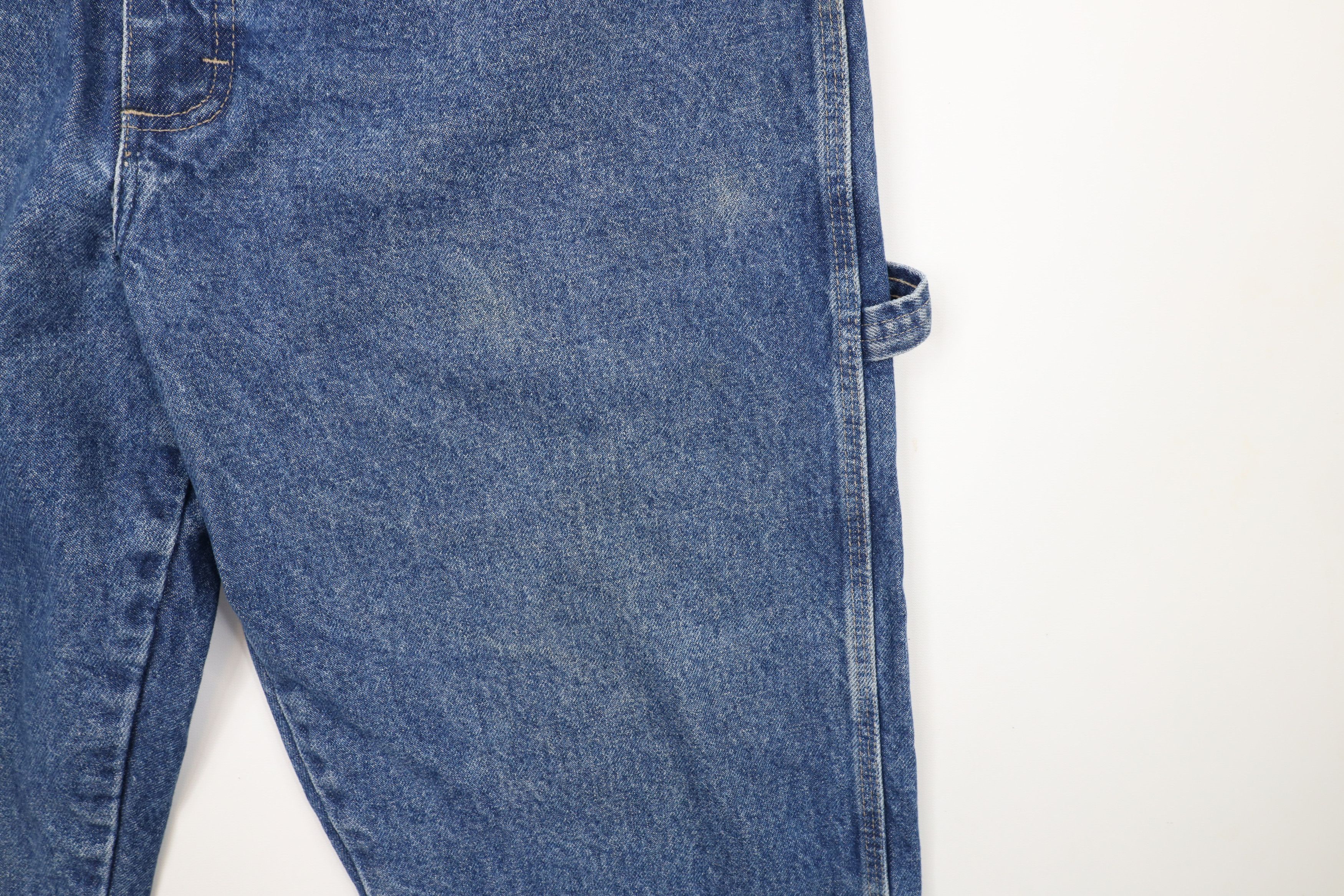 Vintage Vintage Bulwark FR Resistant Wide Leg Dungaree Denim Jeans Size US 38 / EU 54 - 8 Thumbnail