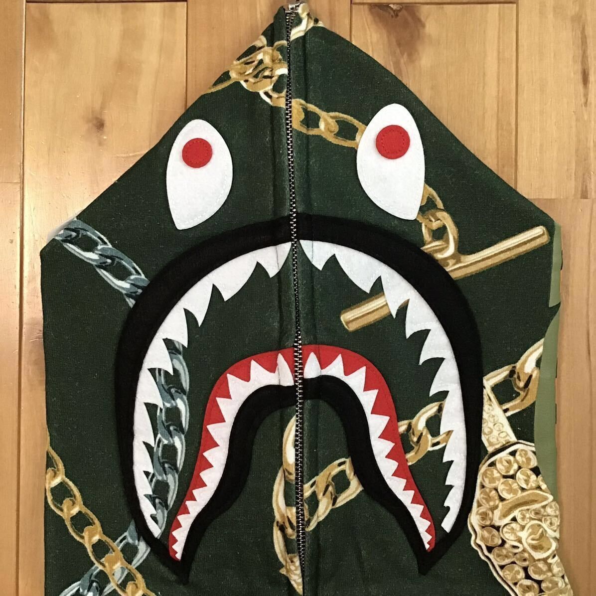 Bape BAPE JEWELS SHARK FULL ZIP HOODIE a bathing ape Size US L / EU 52-54 / 3 - 3 Thumbnail