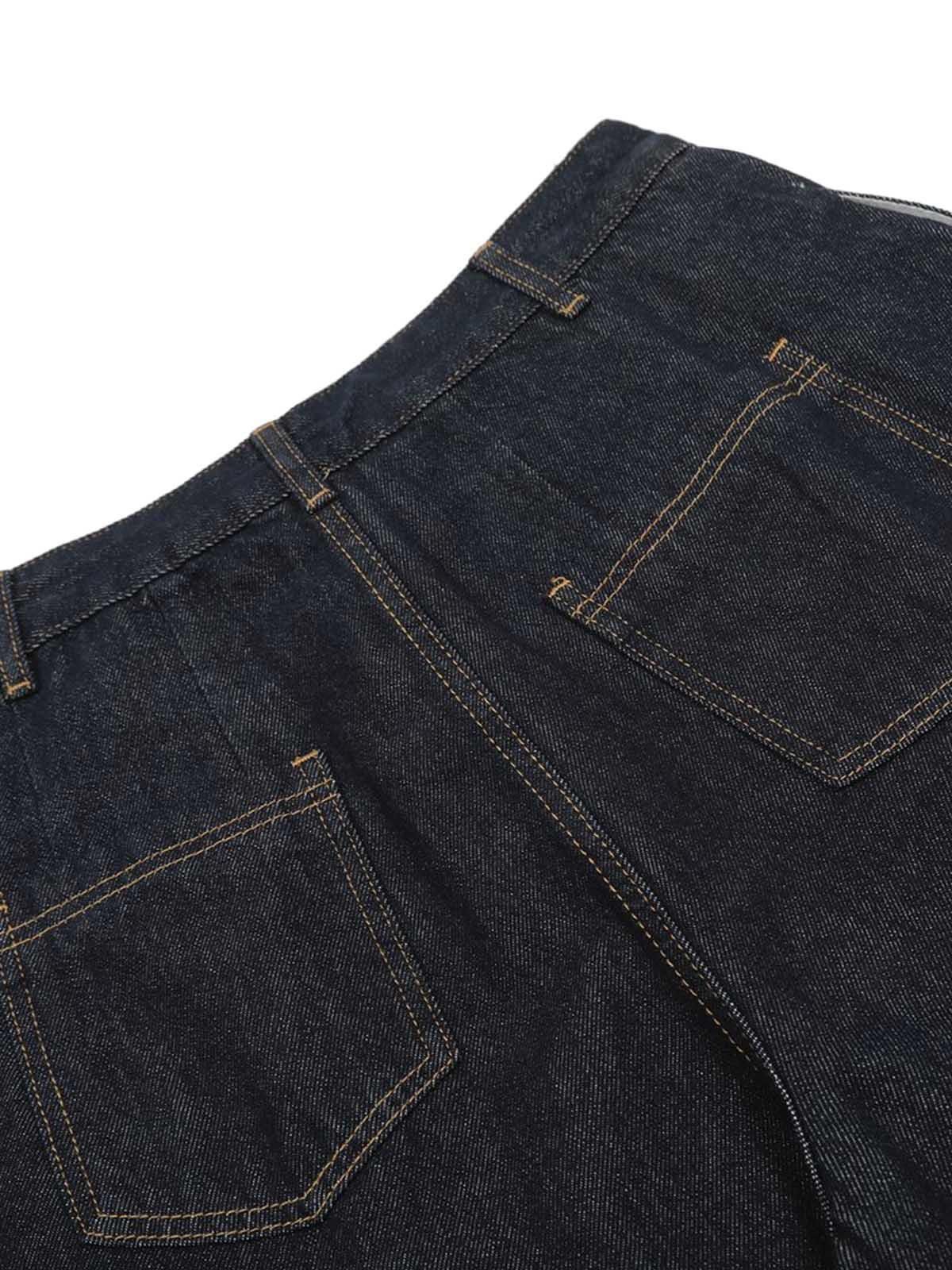 Japanese Brand Vintage Graffiti Floral Print Raw Denim Jeans Size US 32 / EU 48 - 4 Thumbnail