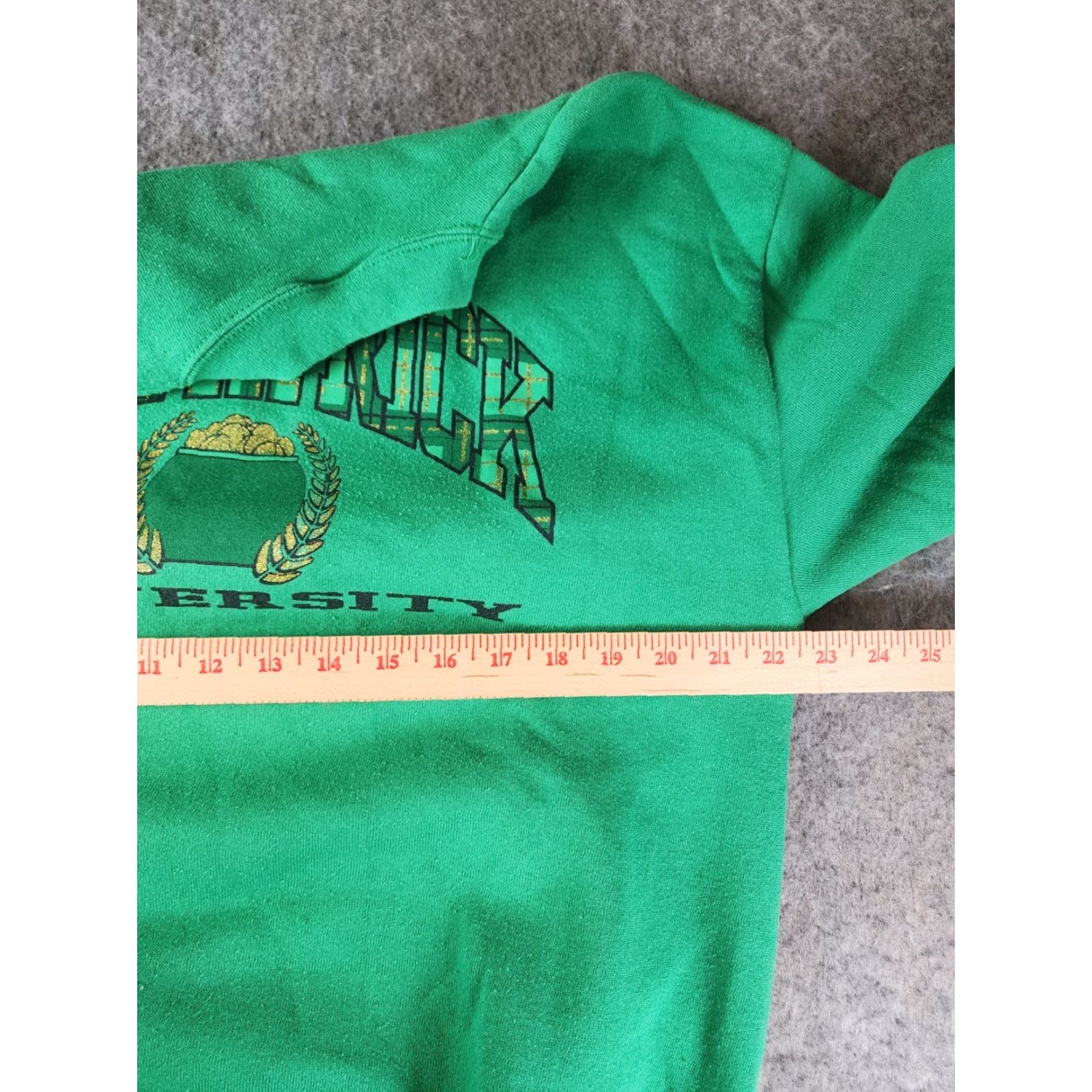 Jerzees VINTAGE Jerzees Sweatshirt USA St. Patrick Green L Mens Pullover Size Large Size US L / EU 52-54 / 3 - 7 Thumbnail