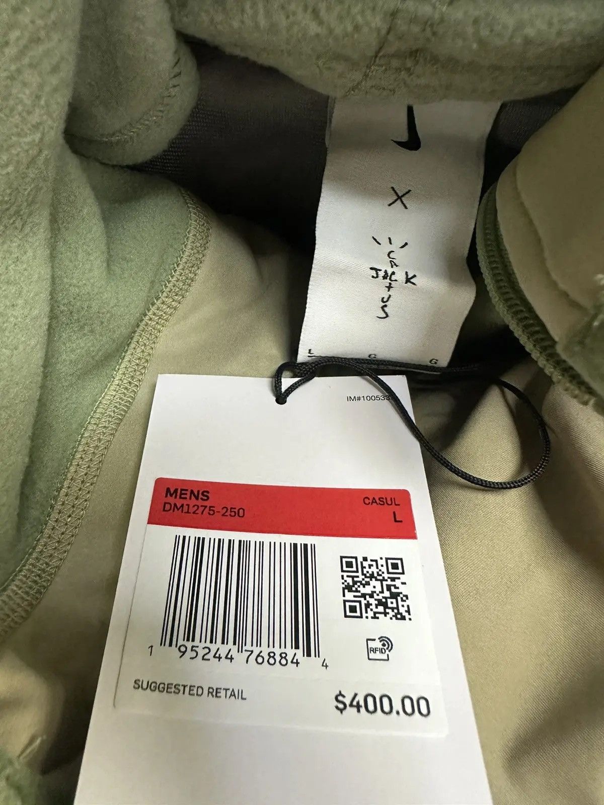 Nike × Travis Scott Cactus Jack Jacket Gore Tex raincoat Nike windbreaker Size US L / EU 52-54 / 3 - 7 Thumbnail
