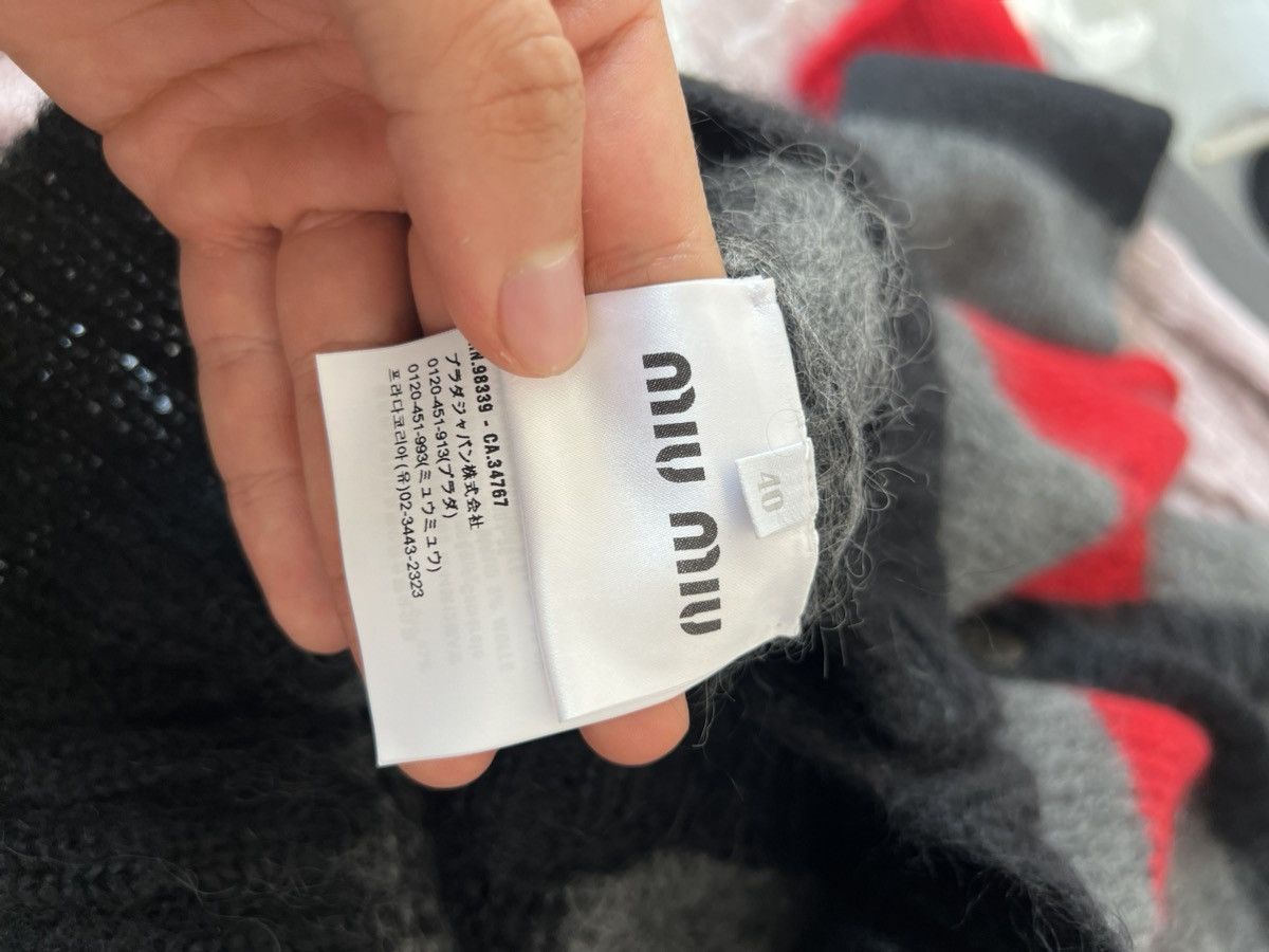 Miu Miu Miu Miu Mohair Distressed cardigan grunge Kurt Cobain Size US M / EU 48-50 / 2 - 10 Thumbnail