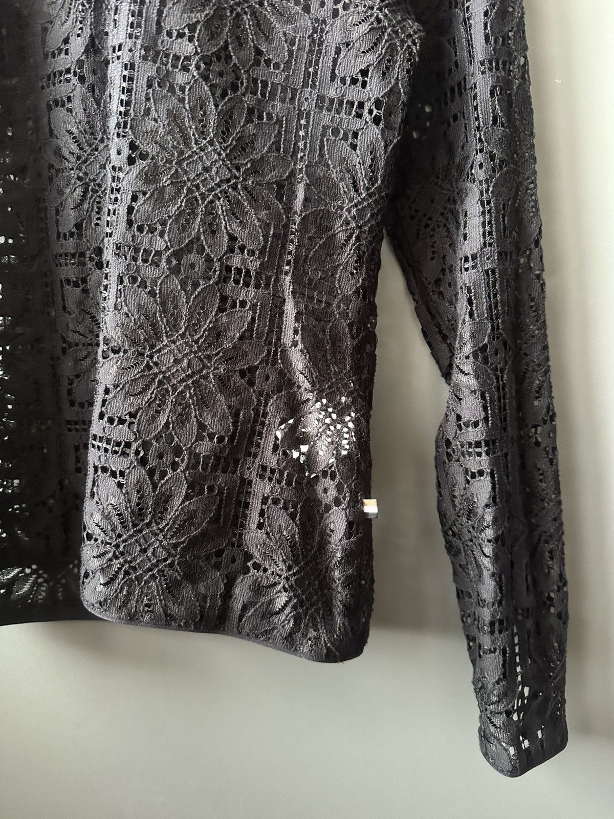 Hugo Boss Women's Boss & KINGA MATHE Lace Black Long Sleeve Size 34 FR Size XS / US 0-2 / IT 36-38 - 3 Thumbnail