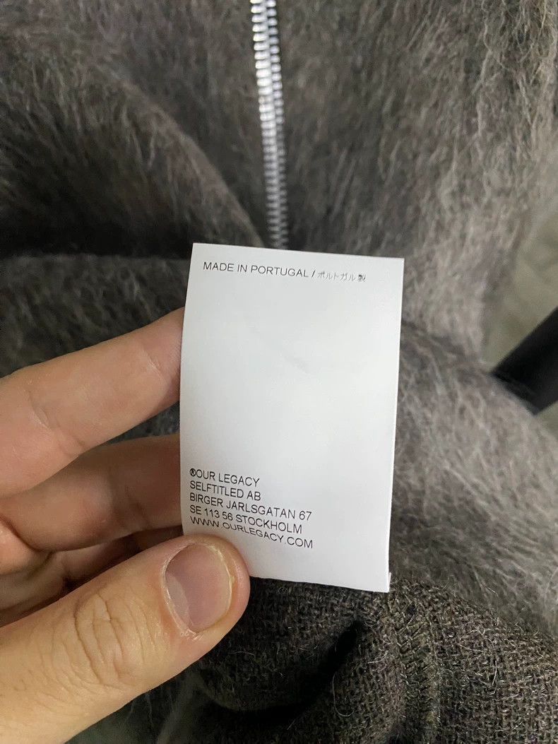 Our Legacy Our Legacy size50 Gray plush hoodie Size US M / EU 48-50 / 2 - 5 Thumbnail