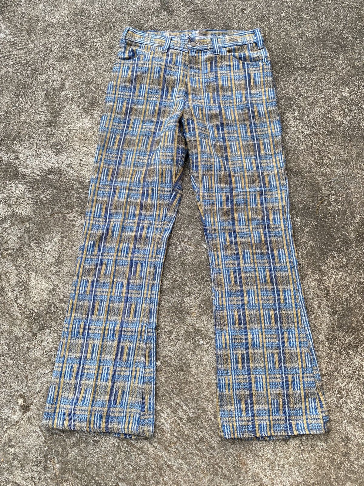 Levi's 70s Vintage Levis Big E sta prest talon zipper Size US 29 - 1 Thumbnail