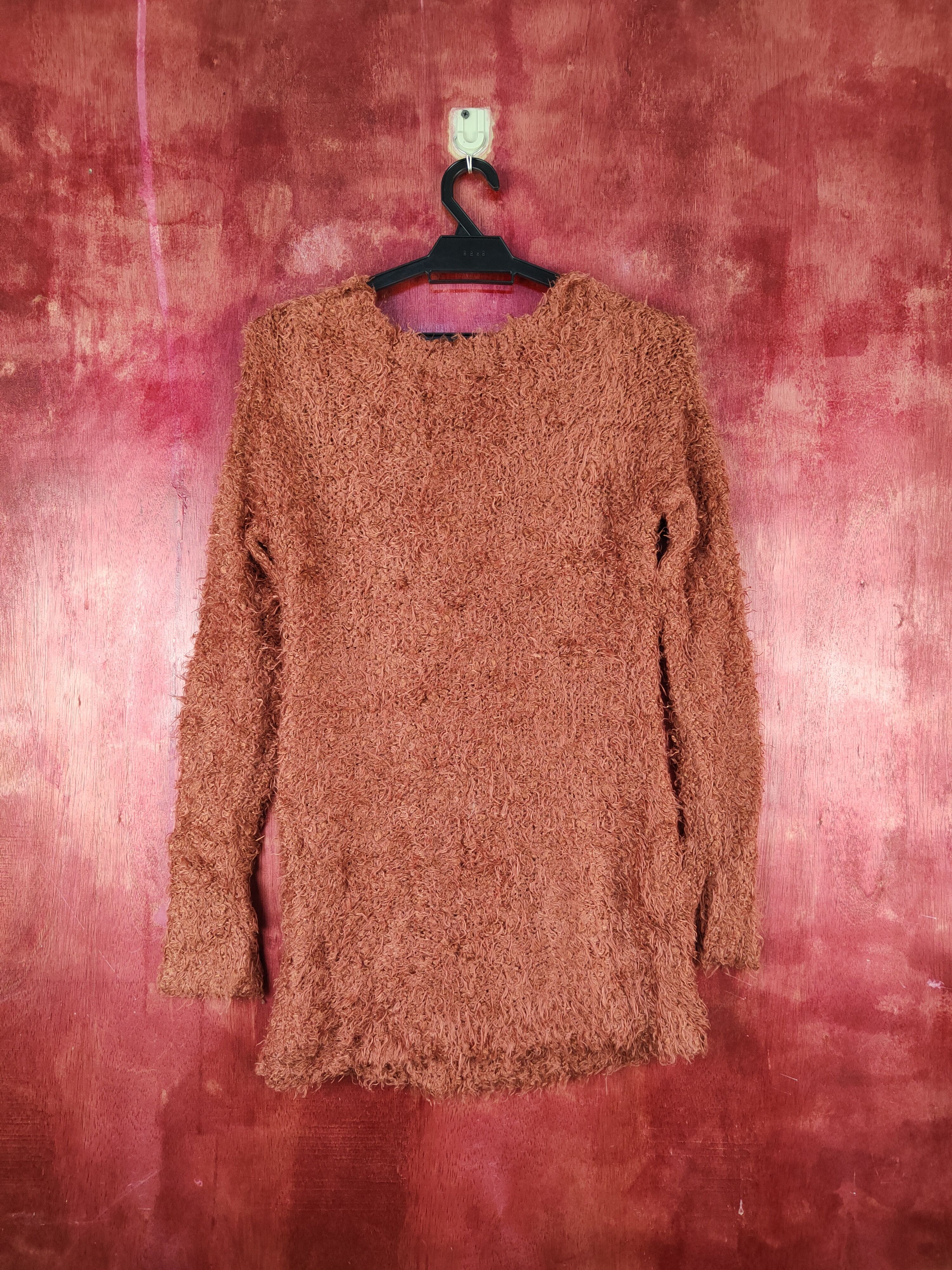 Homespun Knitwear × Japanese Brand Rienda Brown Fur Mohair Knitwear Cardigan #S2002 Size S / US 4 / IT 40 - 7 Thumbnail