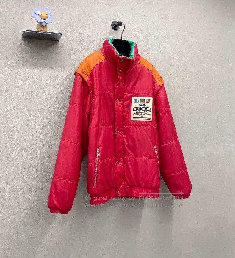 Gucci Gucci Red detachable cotton jacket Size US S / EU 44-46 / 1 - 4 Thumbnail