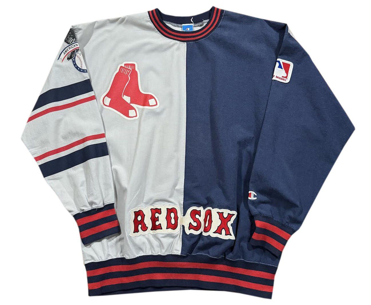 Champion Vintage Champion Boston Red Sox Split Crewneck (Size XL) Size US XL / EU 56 / 4 - 1 Thumbnail