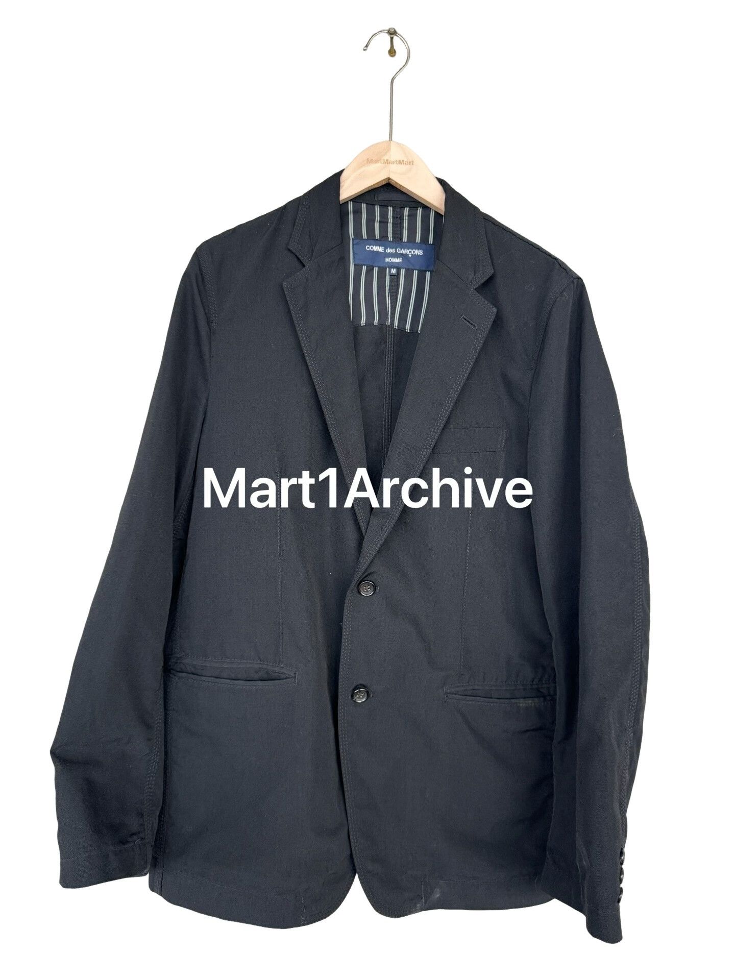 Comme des Garcons Comme des Garçons Homme Wool Mohair Blazer Size M Size 38R - 1 Thumbnail