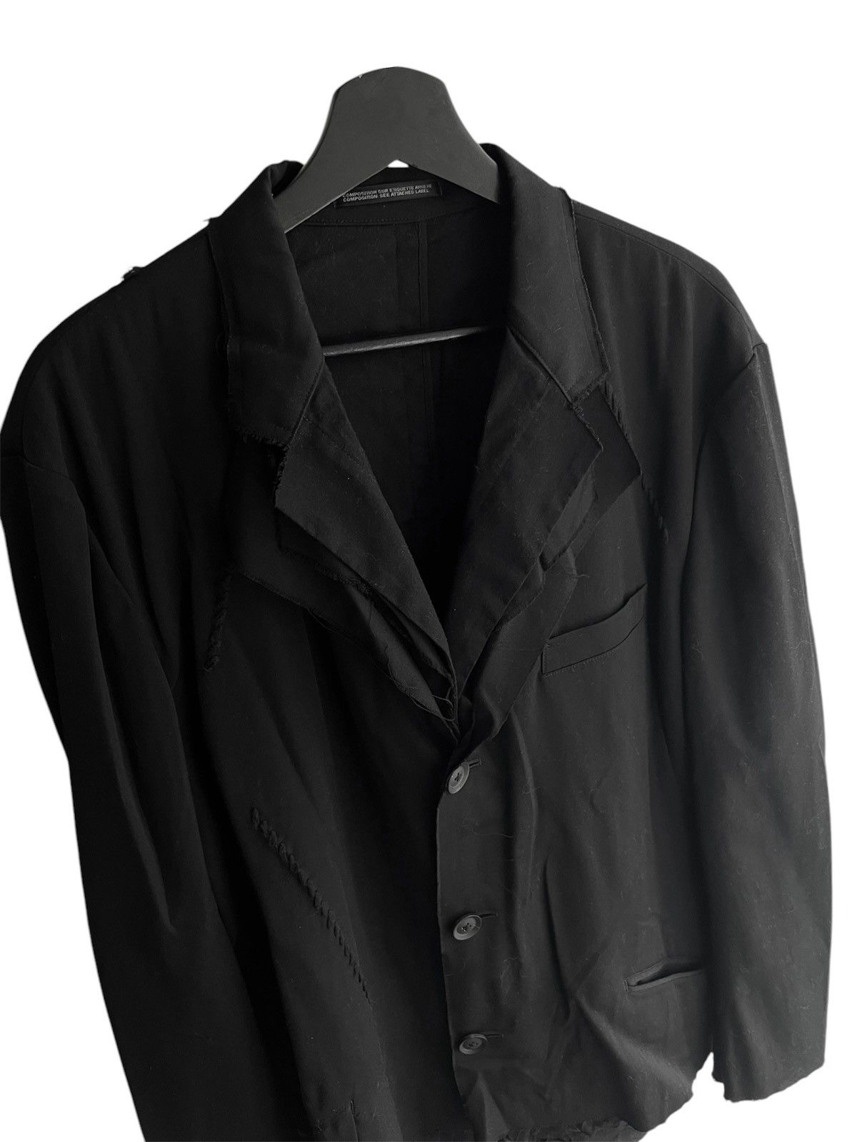 Yohji Yamamoto Yohji Yamamoto Pour Homme AW15 Jacket Size 38R - 3 Thumbnail
