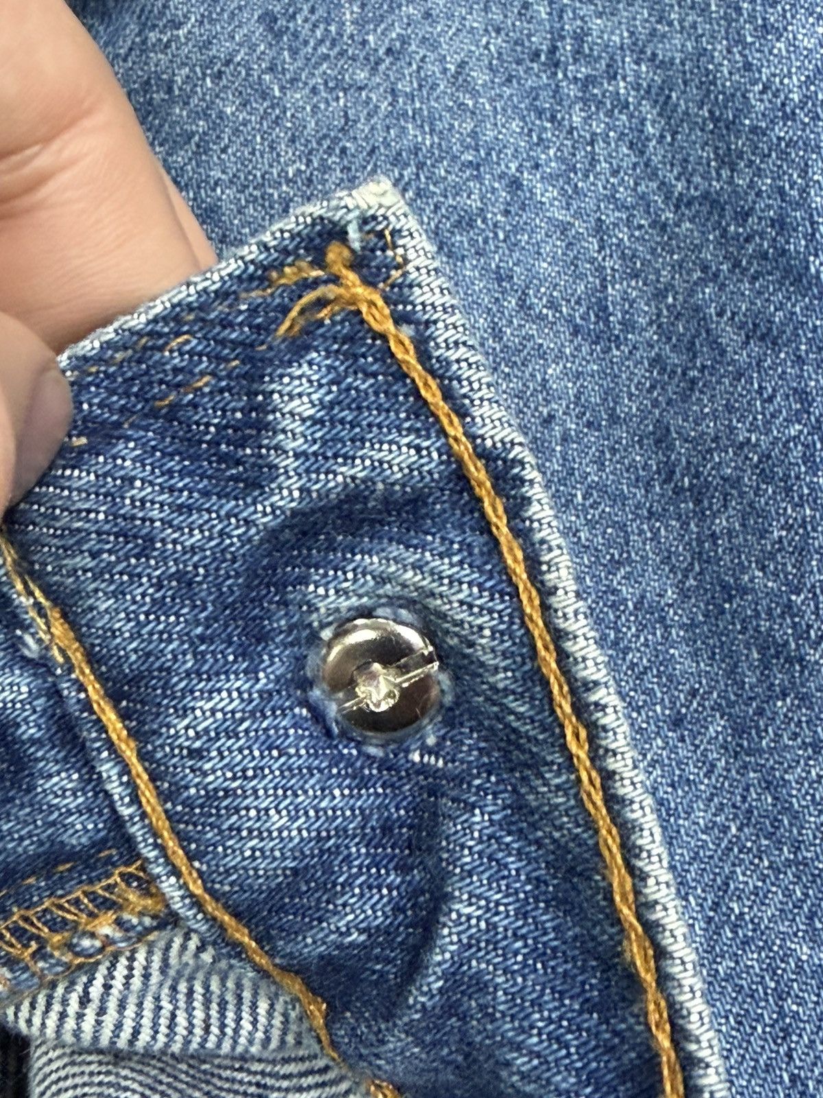 Chrome Hearts Chrome Hearts Dark Wash 517 Levis Jeans Size US 34 / EU 50 - 7 Thumbnail