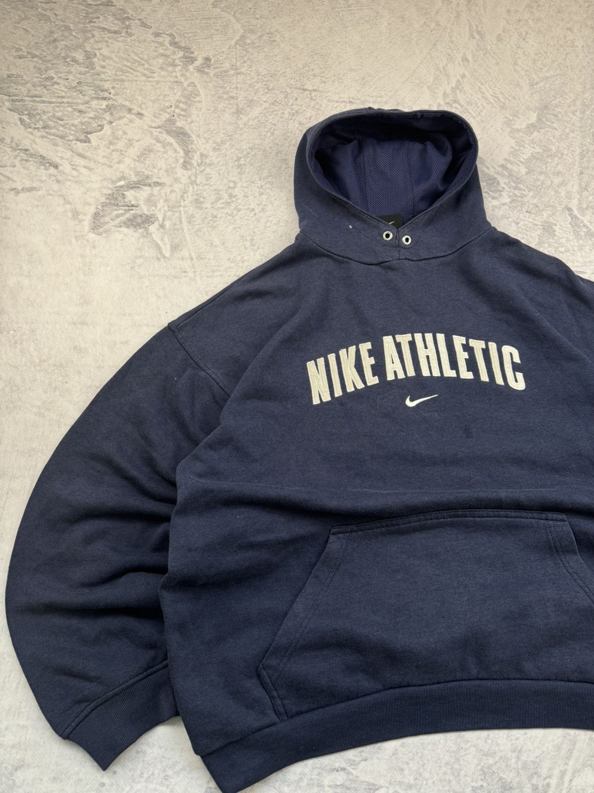 Nike × Vintage NIKE VINTAGE CENTER LOGO OVERSIZE BOXY HOODIE Size US XL / EU 56 / 4 - 2 Thumbnail