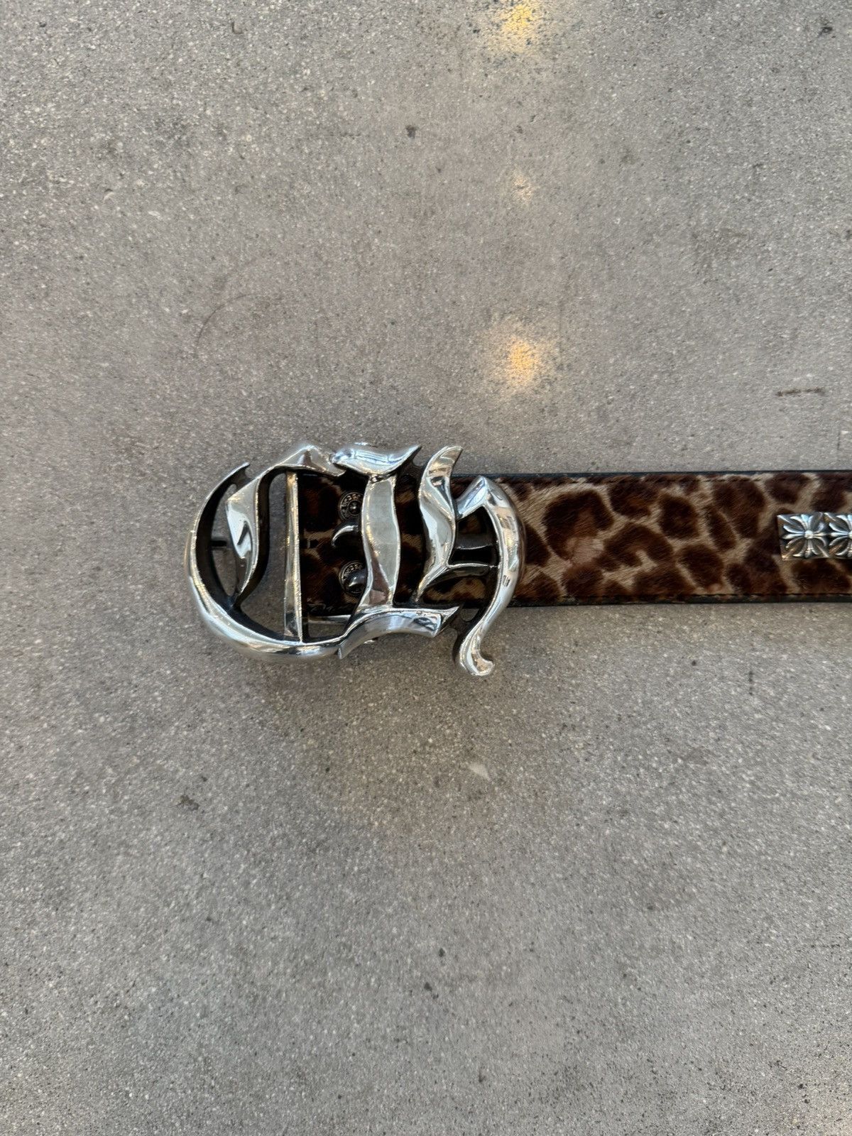 CHROME HEARTS X BELLA HADID CHEETAH STRAP