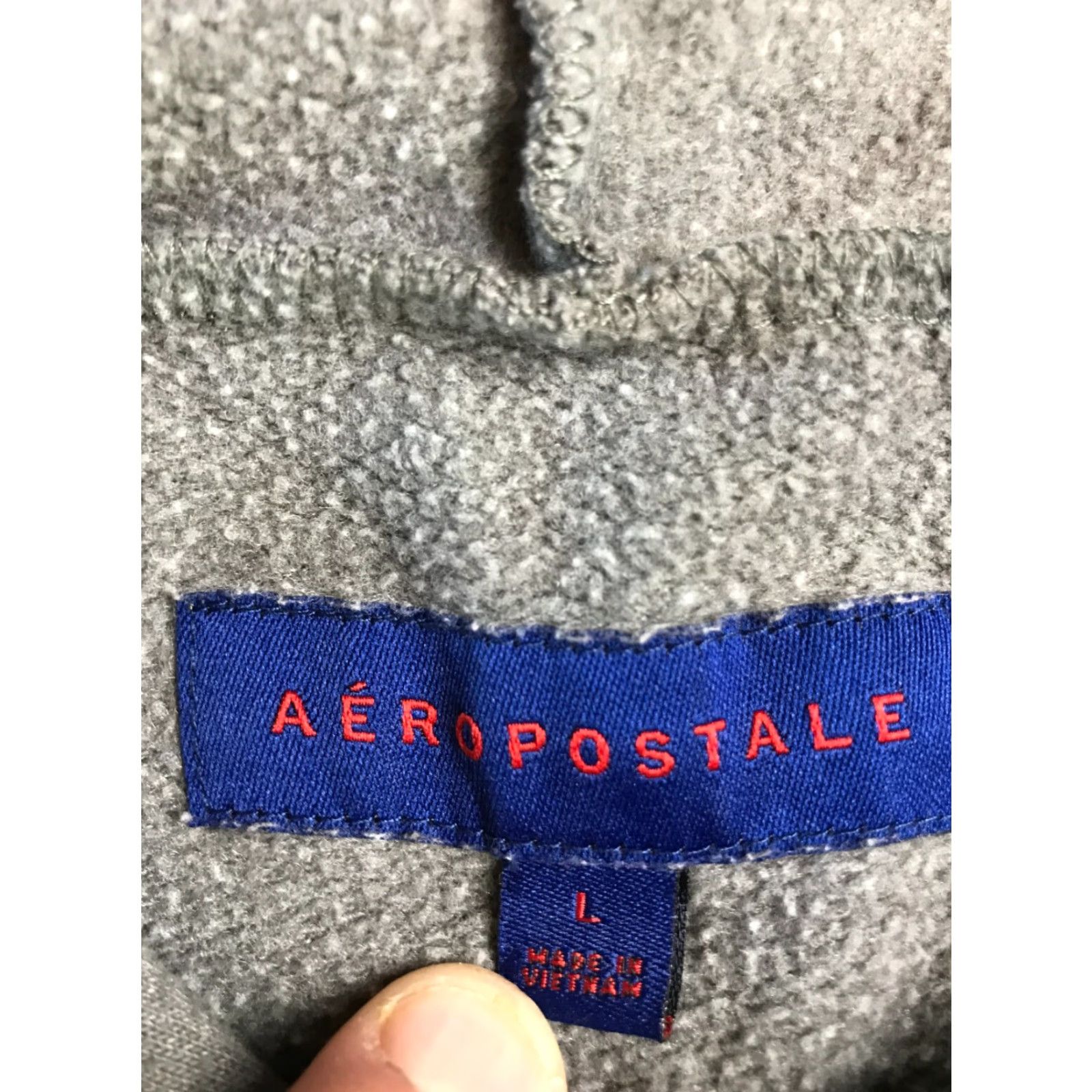 Vintage Aéropostale Hoodie, Women's Size Large, Gray, Logo, Pullover, Activewear, Hoodie, Regular, Size L, Women's, 90s? Size L / US 10 / IT 46 - 5 Thumbnail