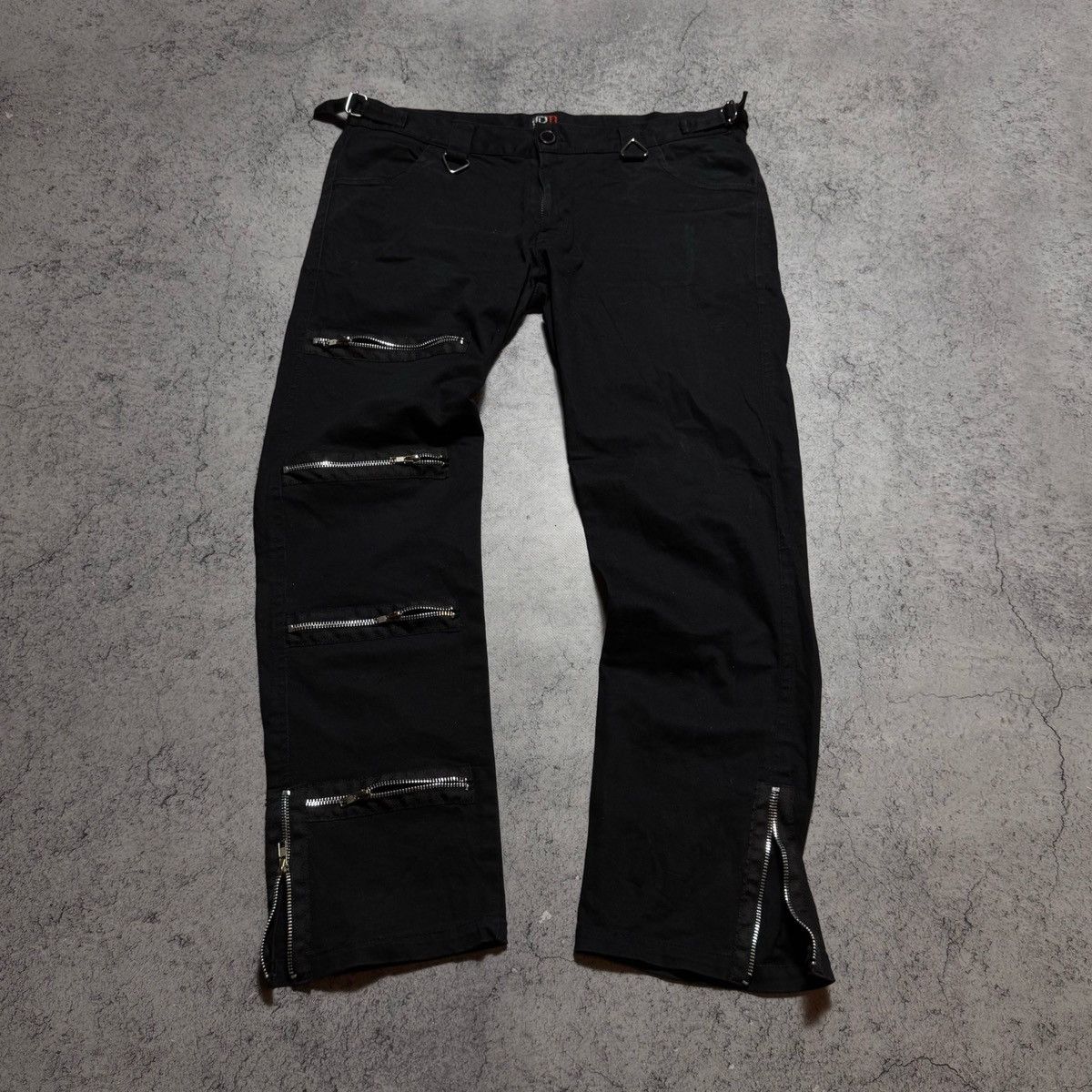 Designer Rare Dead Threads Bondage Cyber Punk Rave Pants Size US 34 / EU 50 - 1 Thumbnail