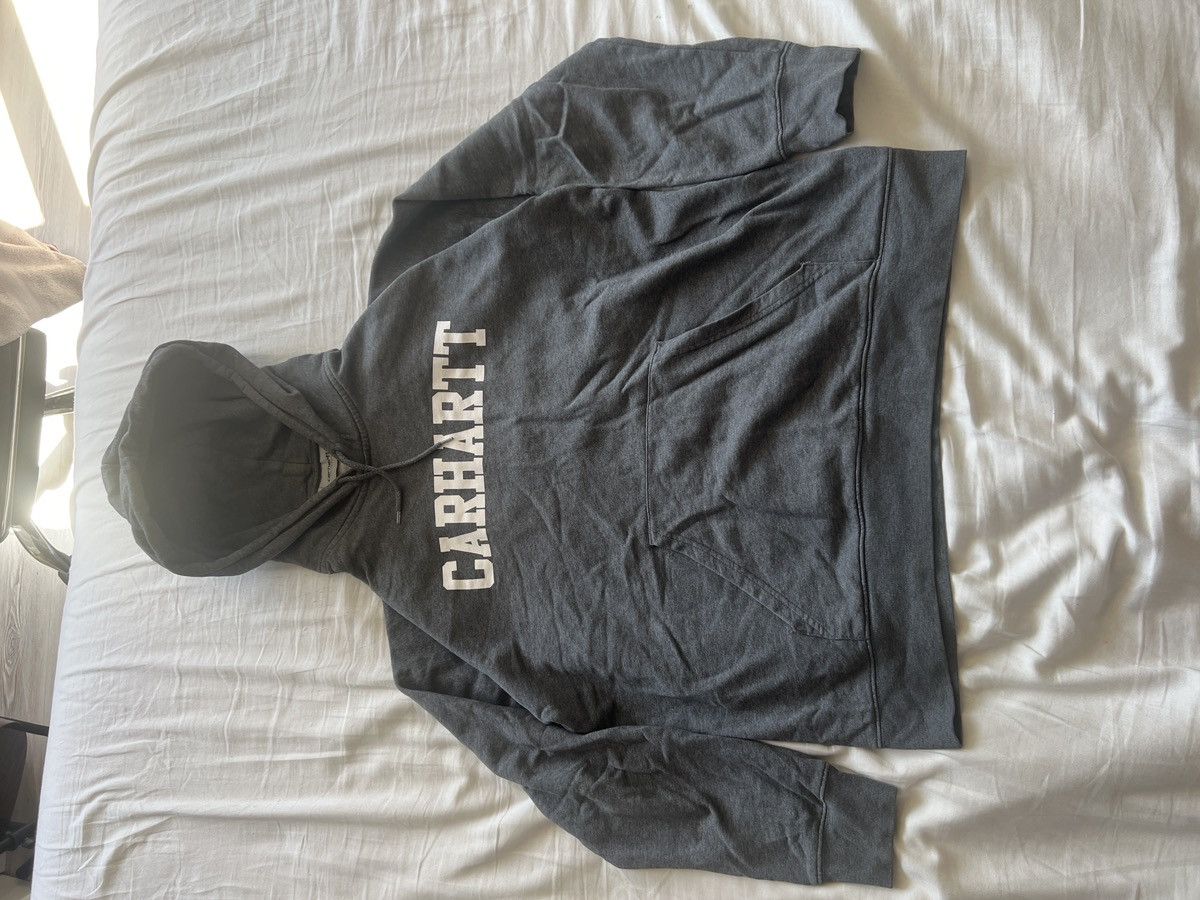 Carhartt × Carhartt Wip × Vintage Carhartt college spell out hoodie Size US L / EU 52-54 / 3 - 2 Thumbnail