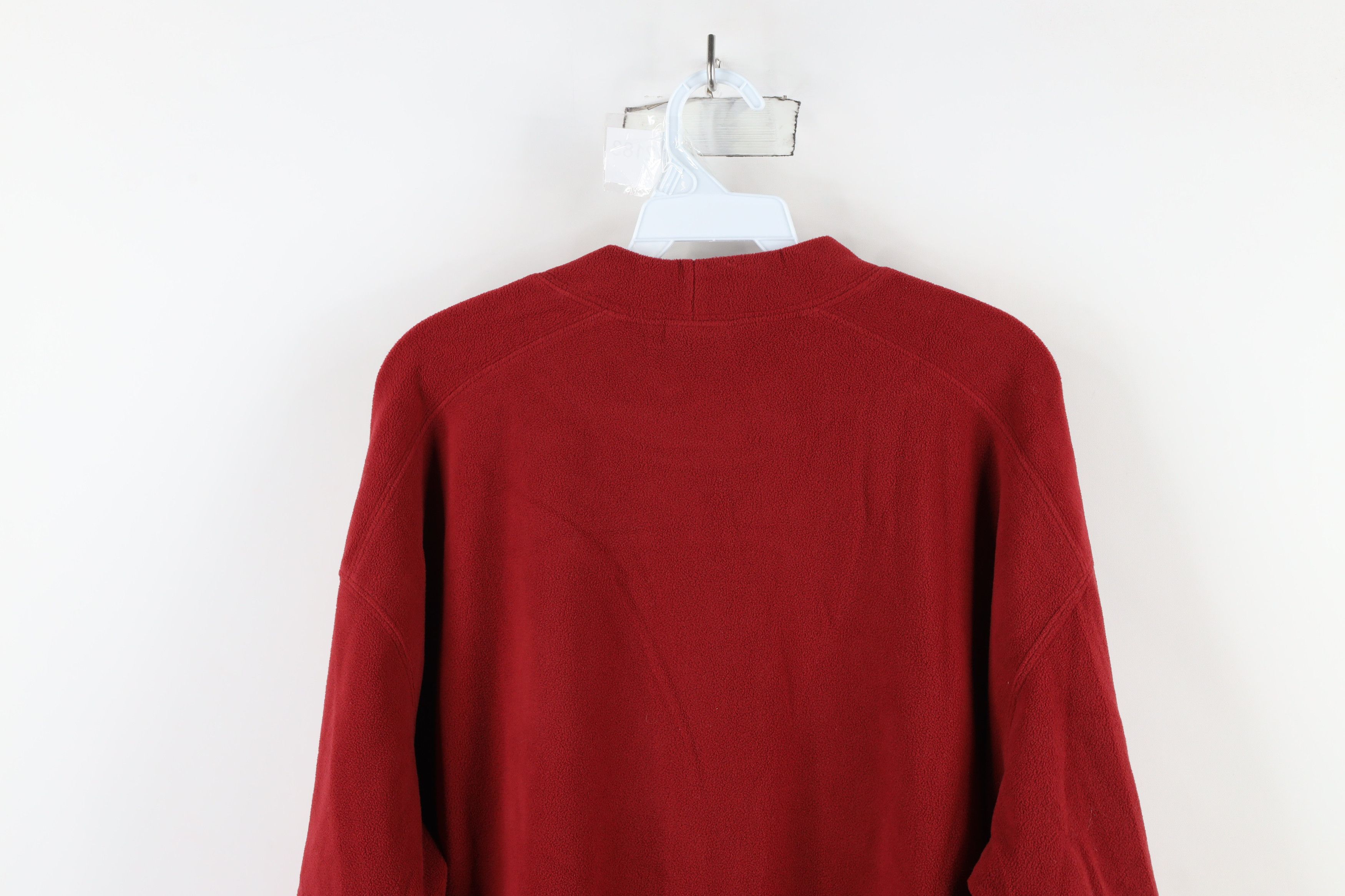 Columbia Vintage Columbia Out Mock Neck Fleece Sweater Red Polyester Size US XL / EU 56 / 4 - 8 Thumbnail