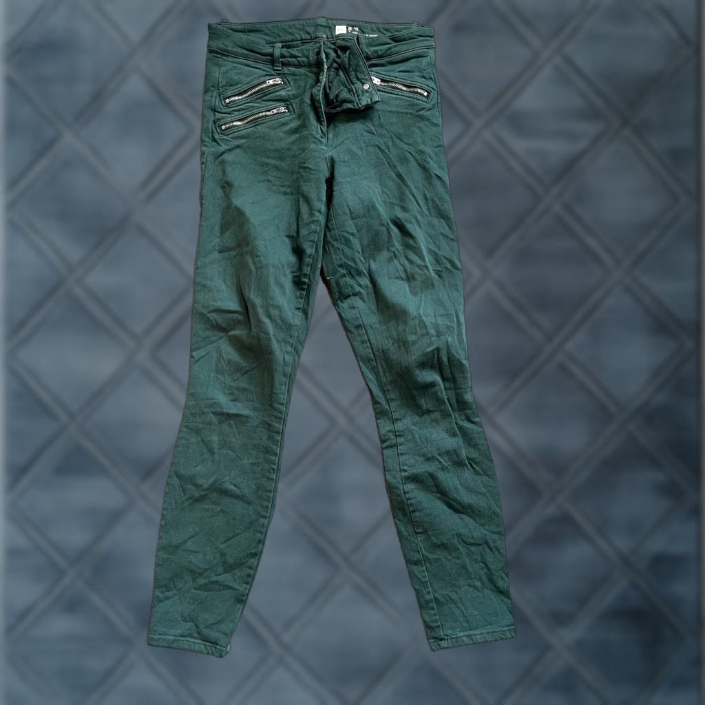 Gap Gap Modern Stretch Skinny Womens Size 6R Green Rapids Wash Denim Jeans Size 28" / US 6 / IT 42 - 1 Thumbnail