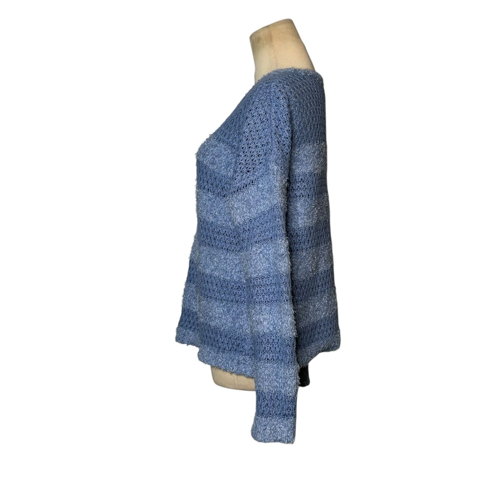 Almost Famous Almost Famous blue stripes long sleeves sweater size Small Size S / US 4 / IT 40 - 5 Thumbnail