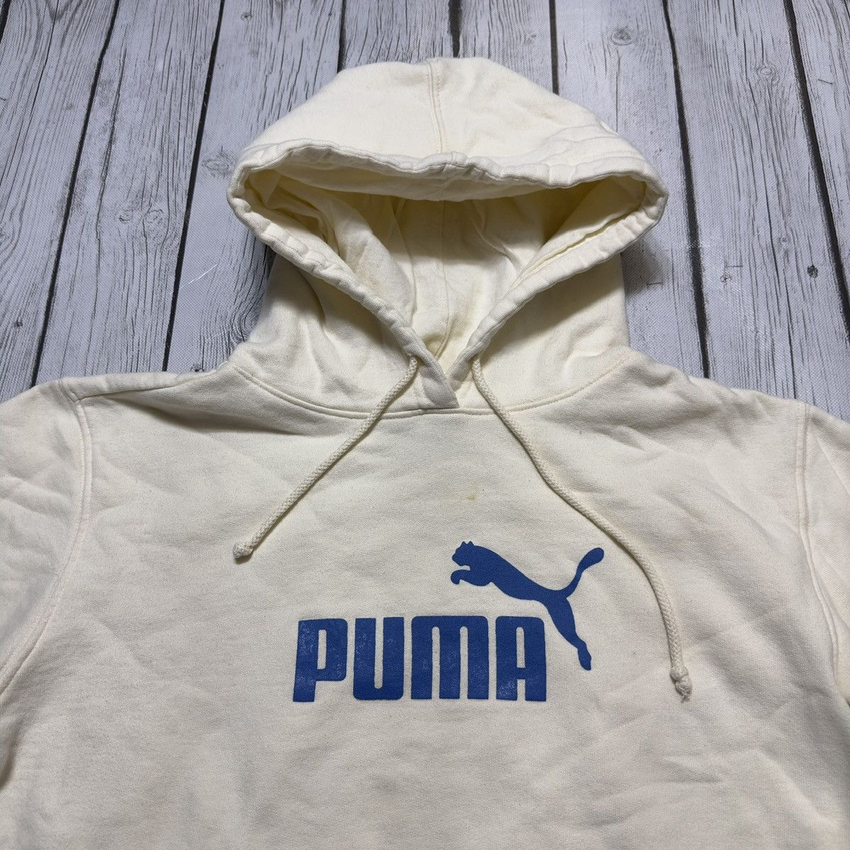 Puma × Vintage Vintage Puma hoodie Size L / US 10 / IT 46 - 3 Thumbnail