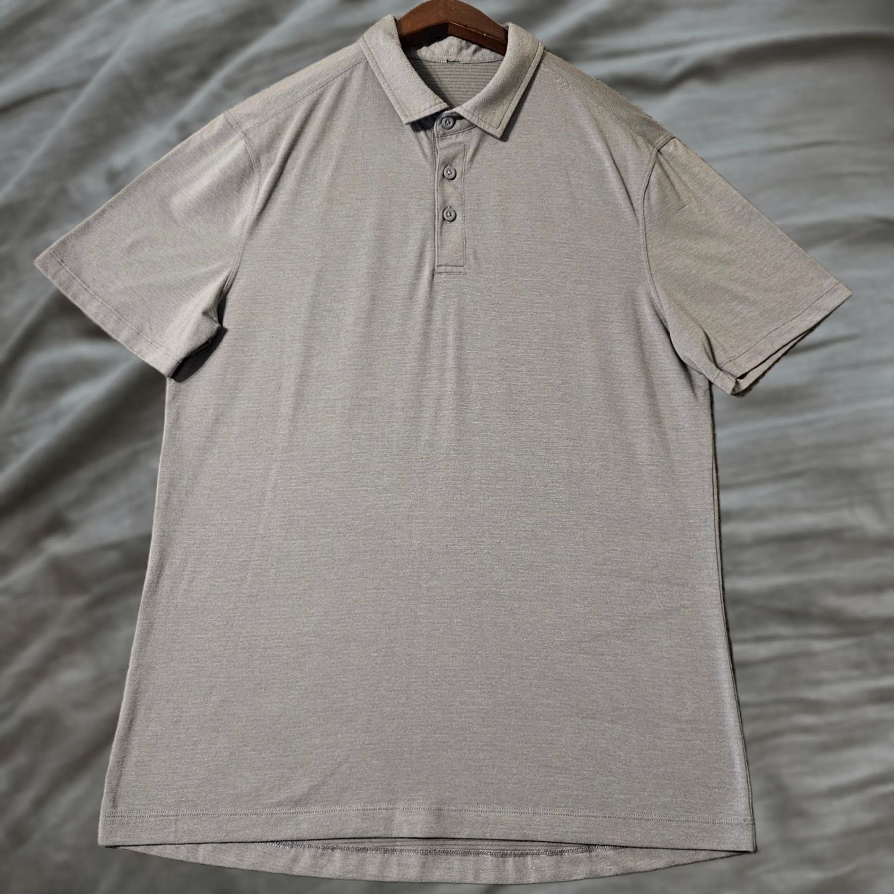 Lululemon Lululemon Mens Polo Shirt Medium Blue Athletic Training Golf Short Sleeve Size US M / EU 48-50 / 2 - 1 Thumbnail