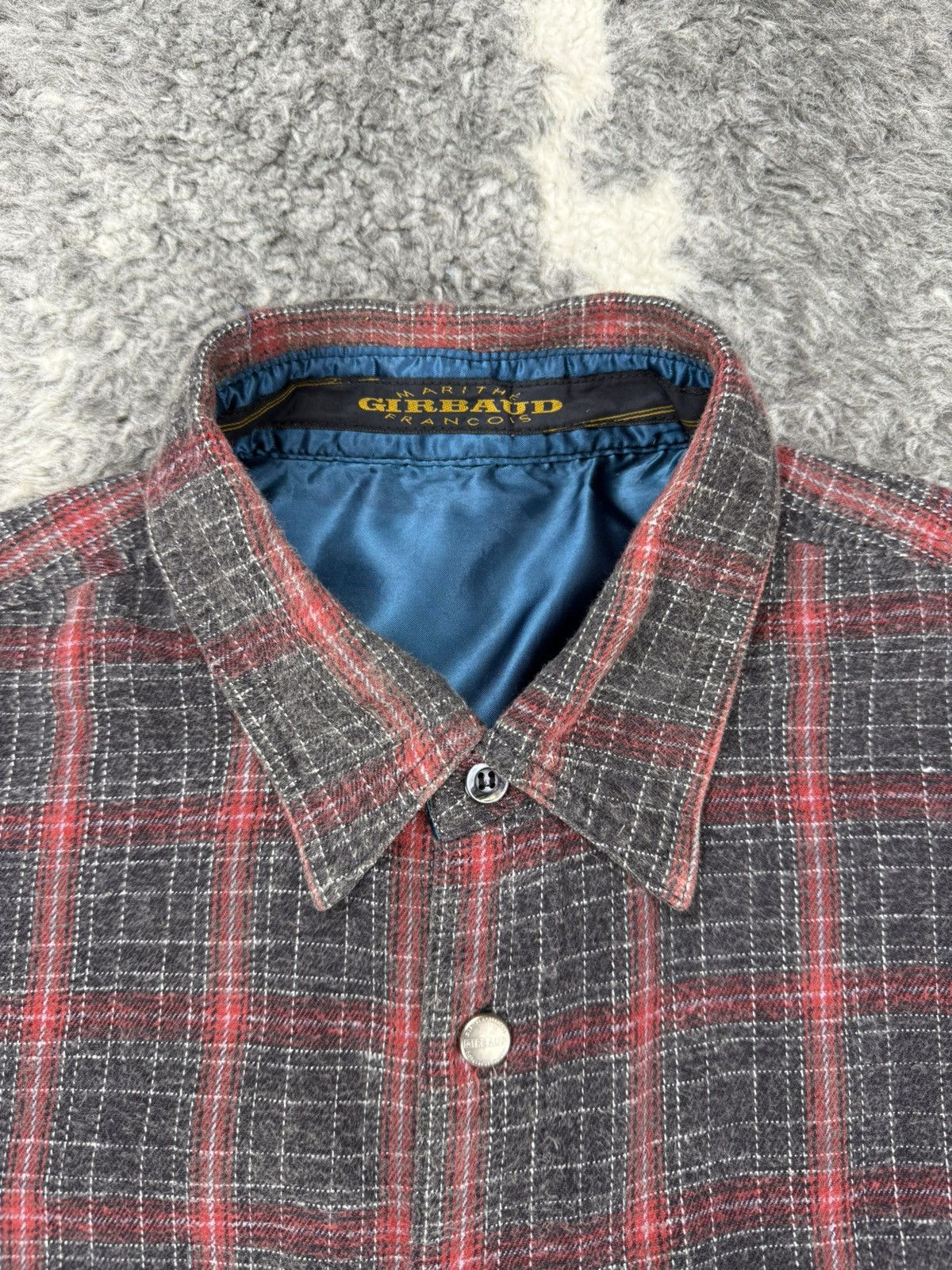 Marithe + Francois Girbaud Vintage MFG Shadow Plaid Tartan Rare Pockets Baggy Flannel Size US XL / EU 56 / 4 - 5 Thumbnail
