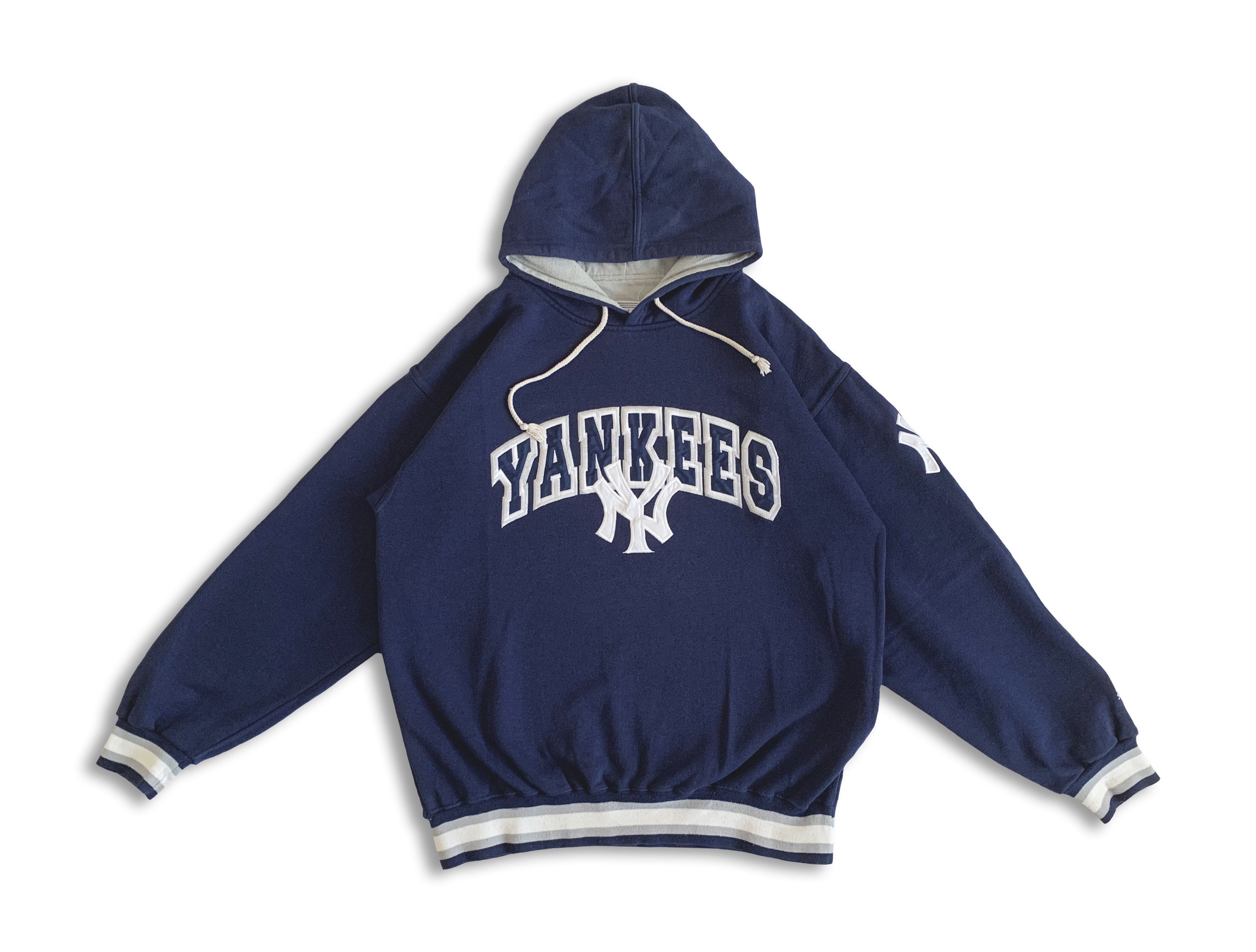 Starter Vintage 90s STARTER NY YANKEES Hoodie MLB New York Baseball Size US M / EU 48-50 / 2 - 4 Thumbnail