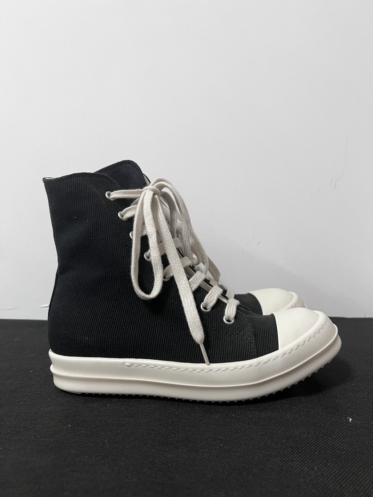 Rick Owens Drkshdw Rick owens drkshdw ramones high top sneakers sz35 Size US 5 / IT 35 - 4 Thumbnail